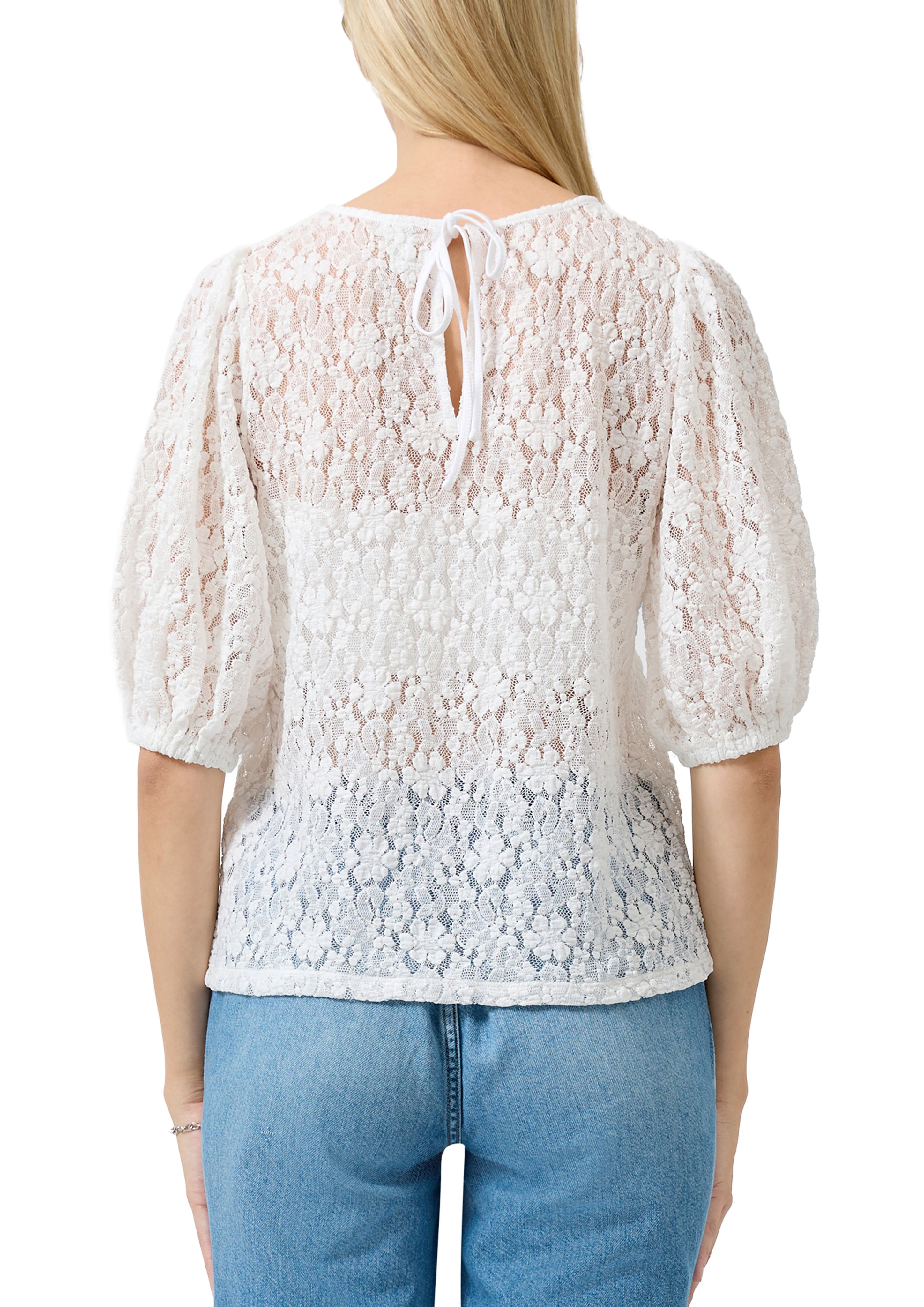 QS by S.Oliver Damen Blusen White