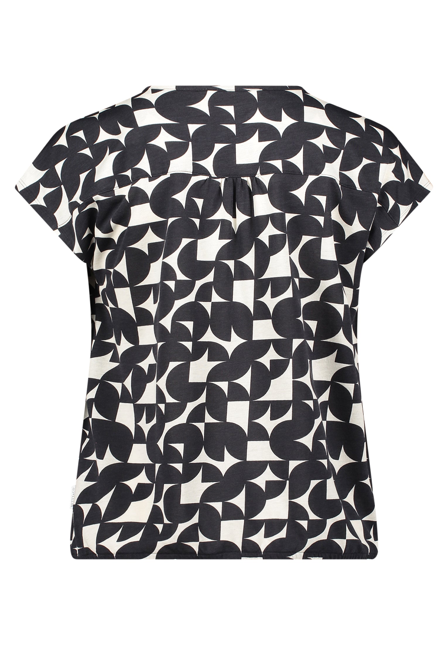 Betty & Co Damen T-Shirts Black/Cream