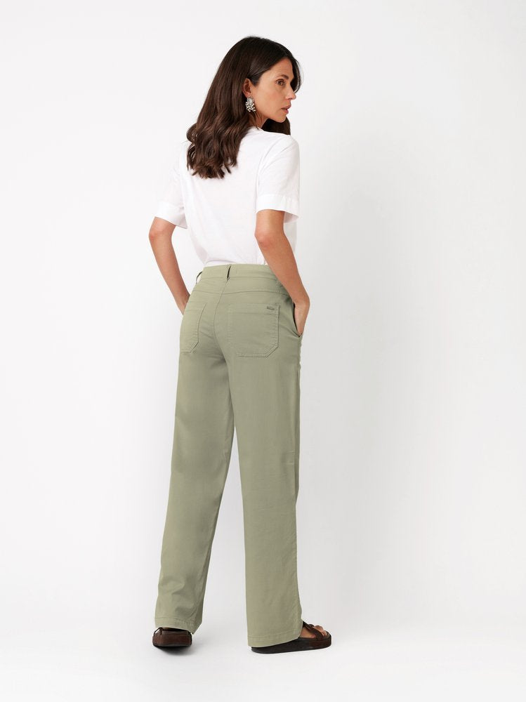 Toni Dress Damen Hosen Light Khaki