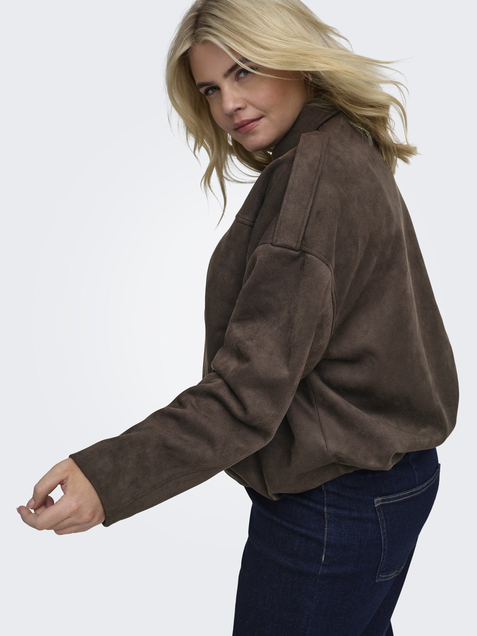 Only Carmakoma Damen Jacken Chocolate Torte