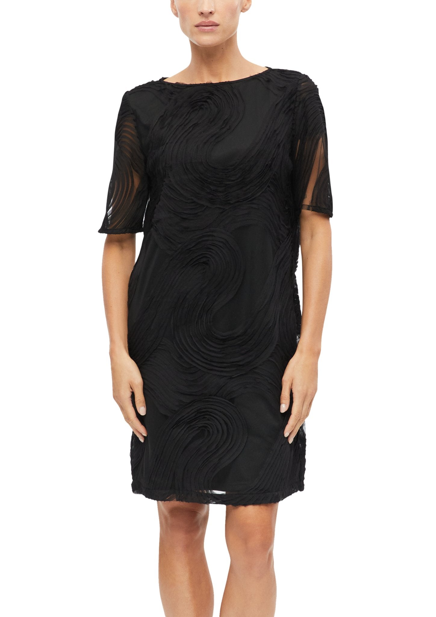 S. Oliver black Damen Kleider Grey/Black