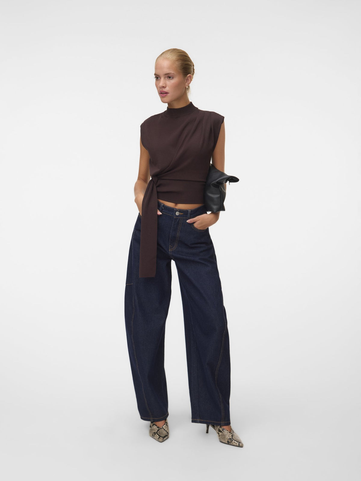Vero Moda Damen Pullover Chocolate Torte