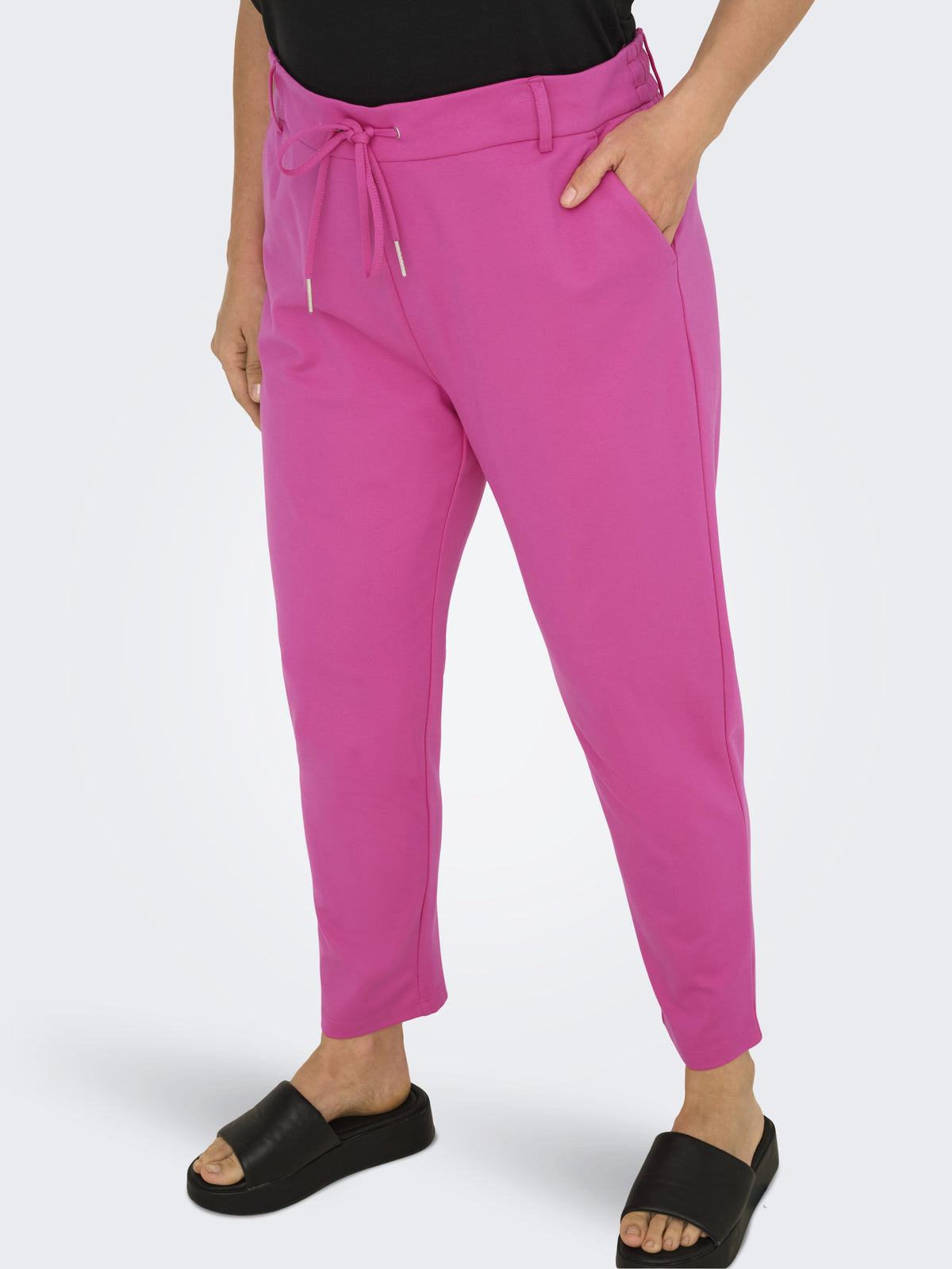 Only Carmakoma Damen Hosen Fuchsia Fedora