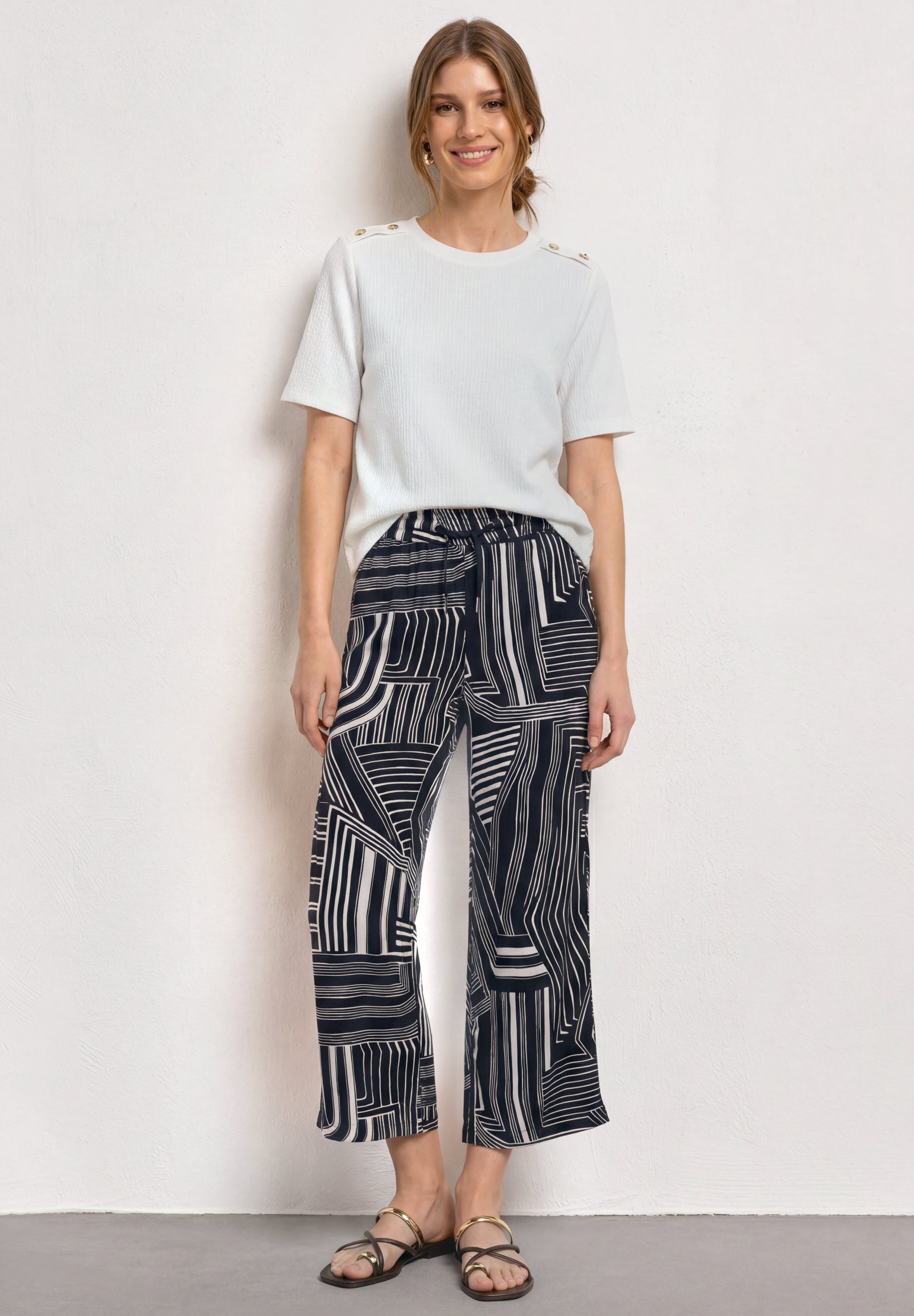 Street One Damen Hosen  Darkest B