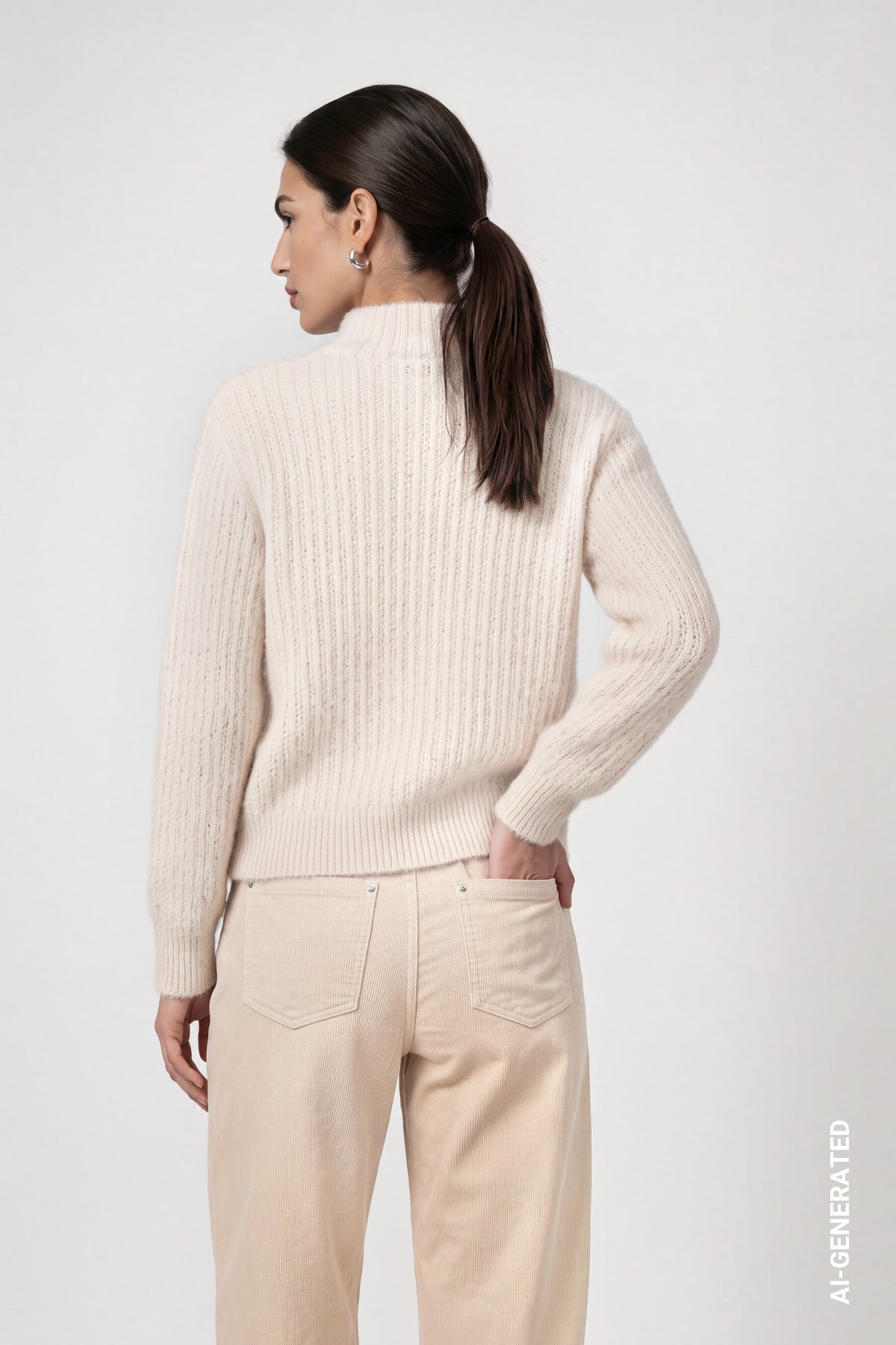 Monari Damen Pullover  Crème Brulé