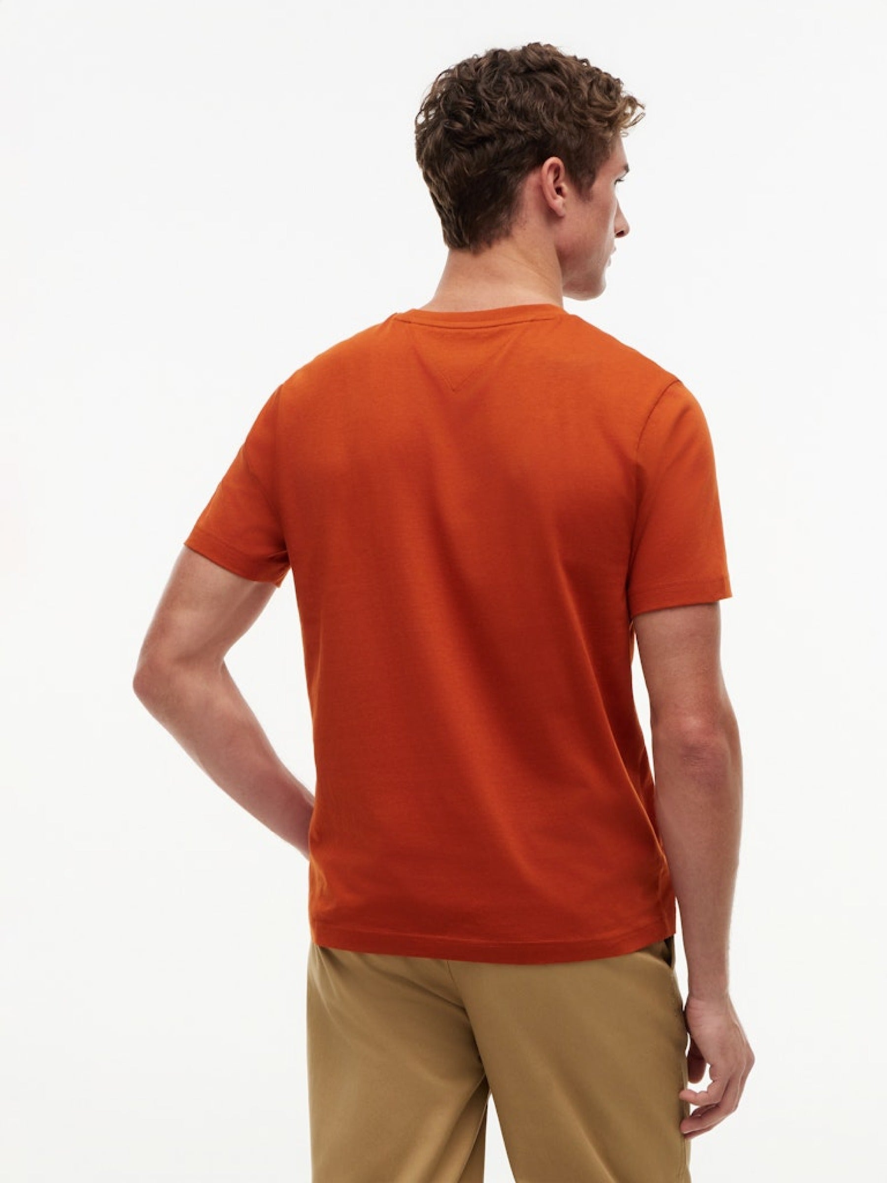 Tommy Hilfiger Herren T-Shirts kurz Sf Orange
