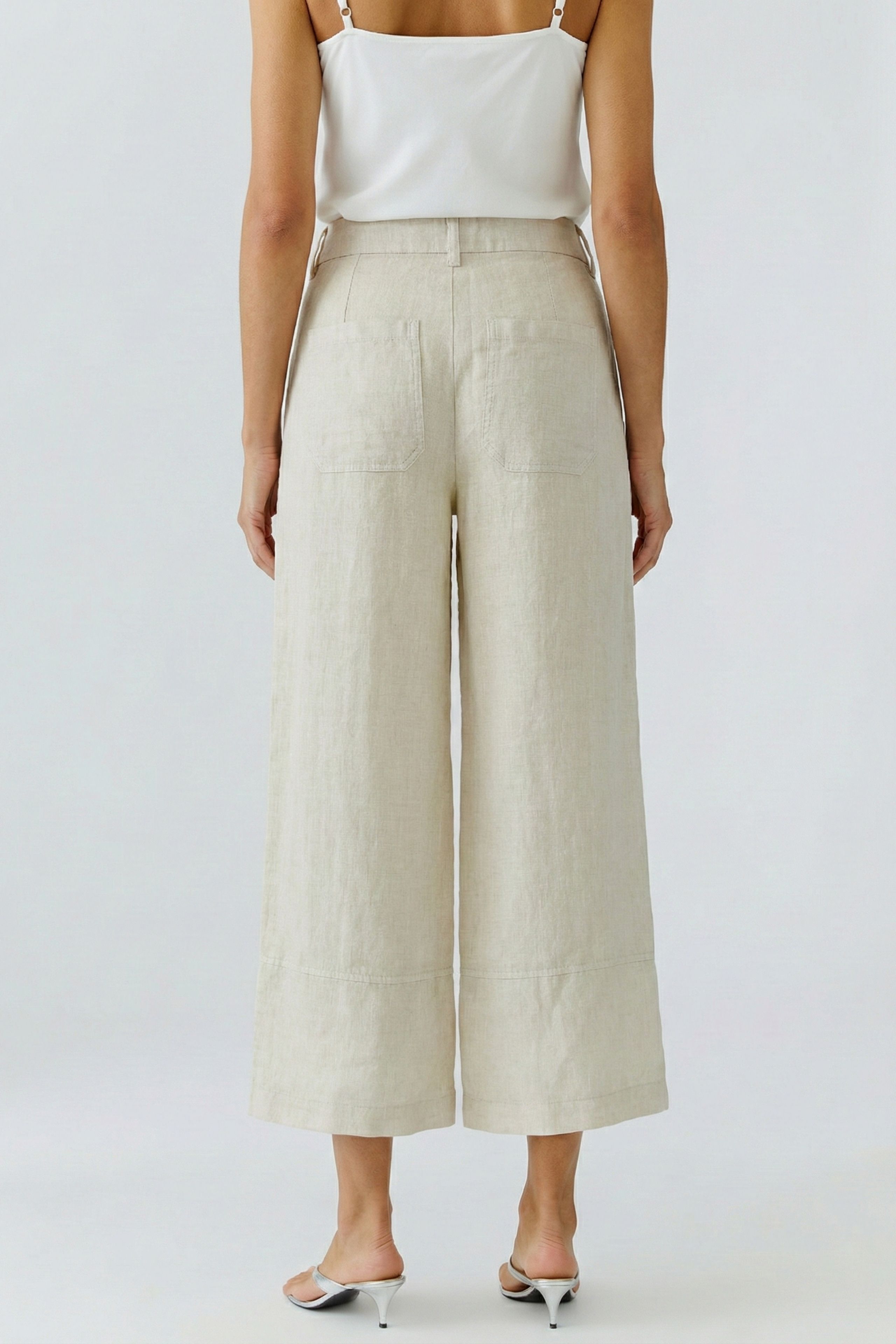 Oui Damen Jeans  Biscuit