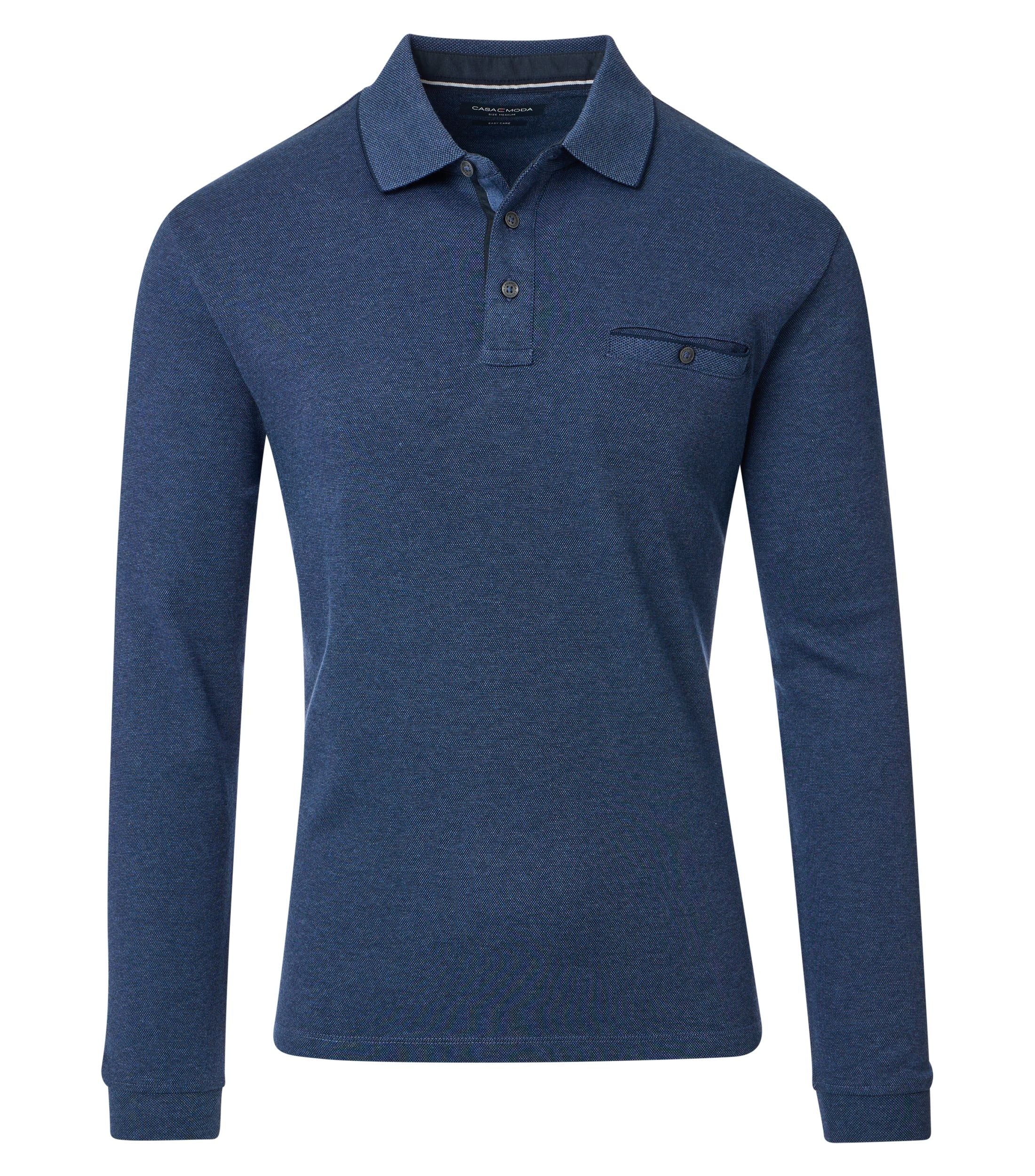 Casa Moda Herren T-Shirts kurz  Blau