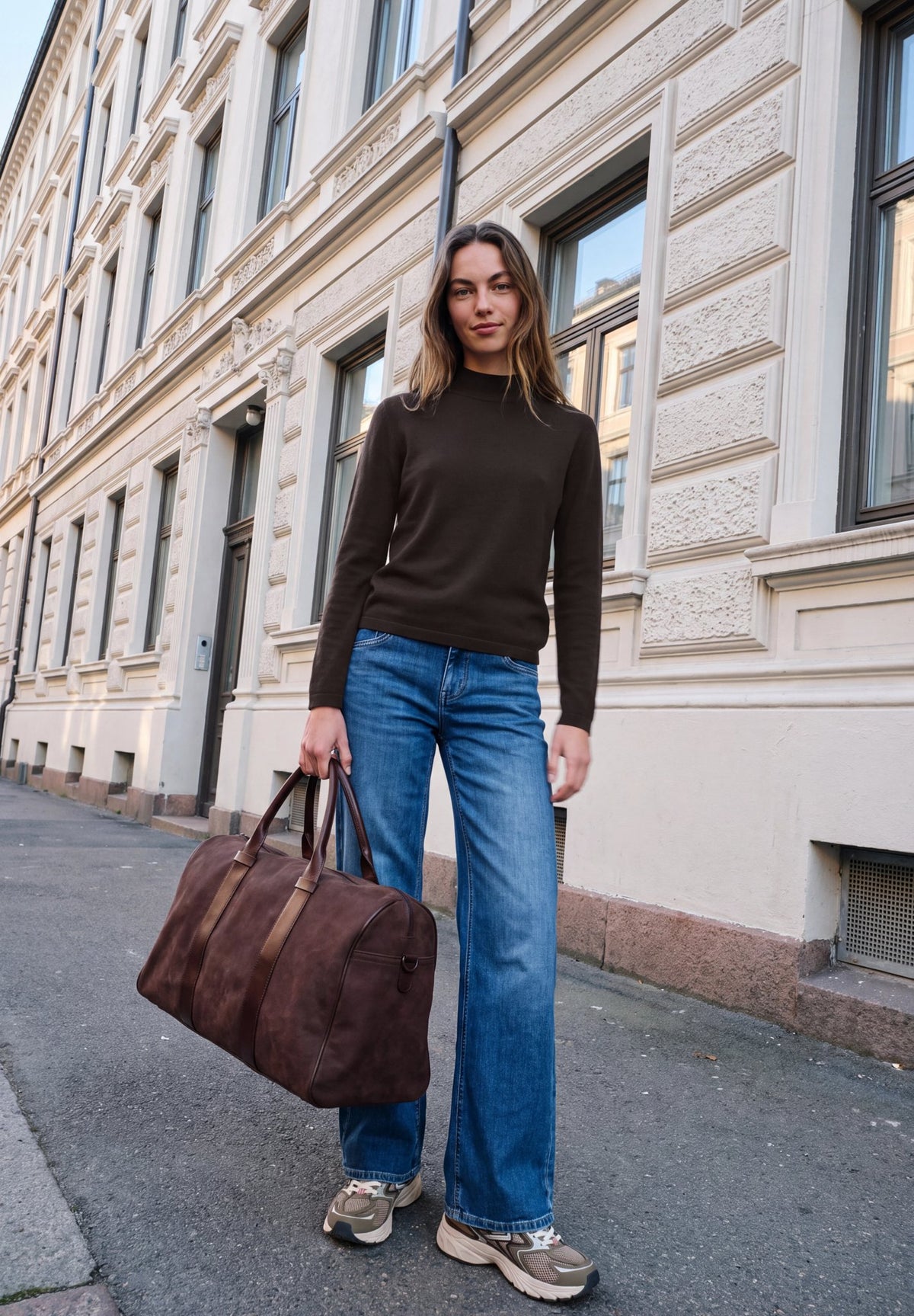 Street One Studio Damen Pullover  Charred B