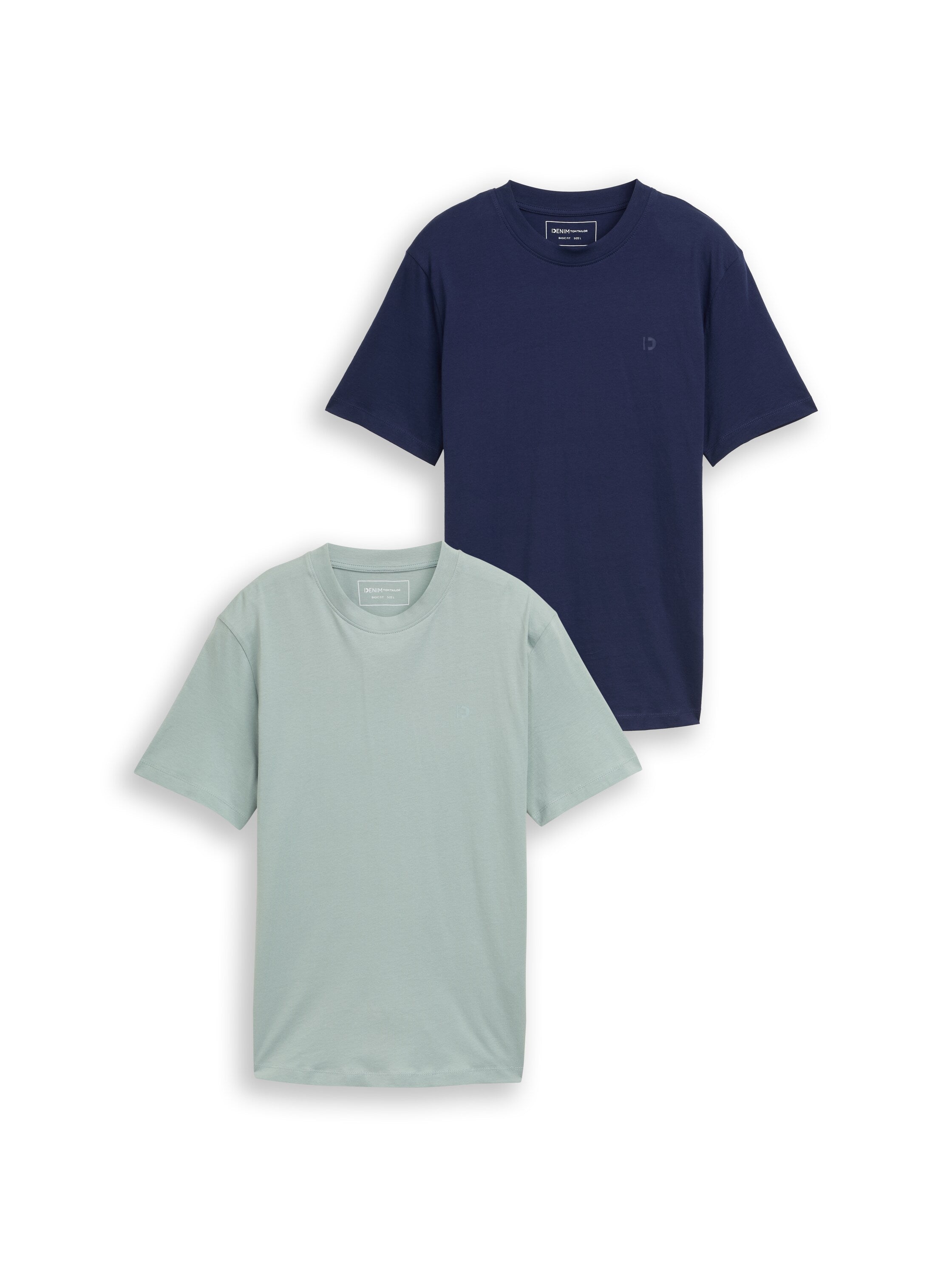 Tom Tailor denim Herren T-Shirts kurz Dark Blueberry