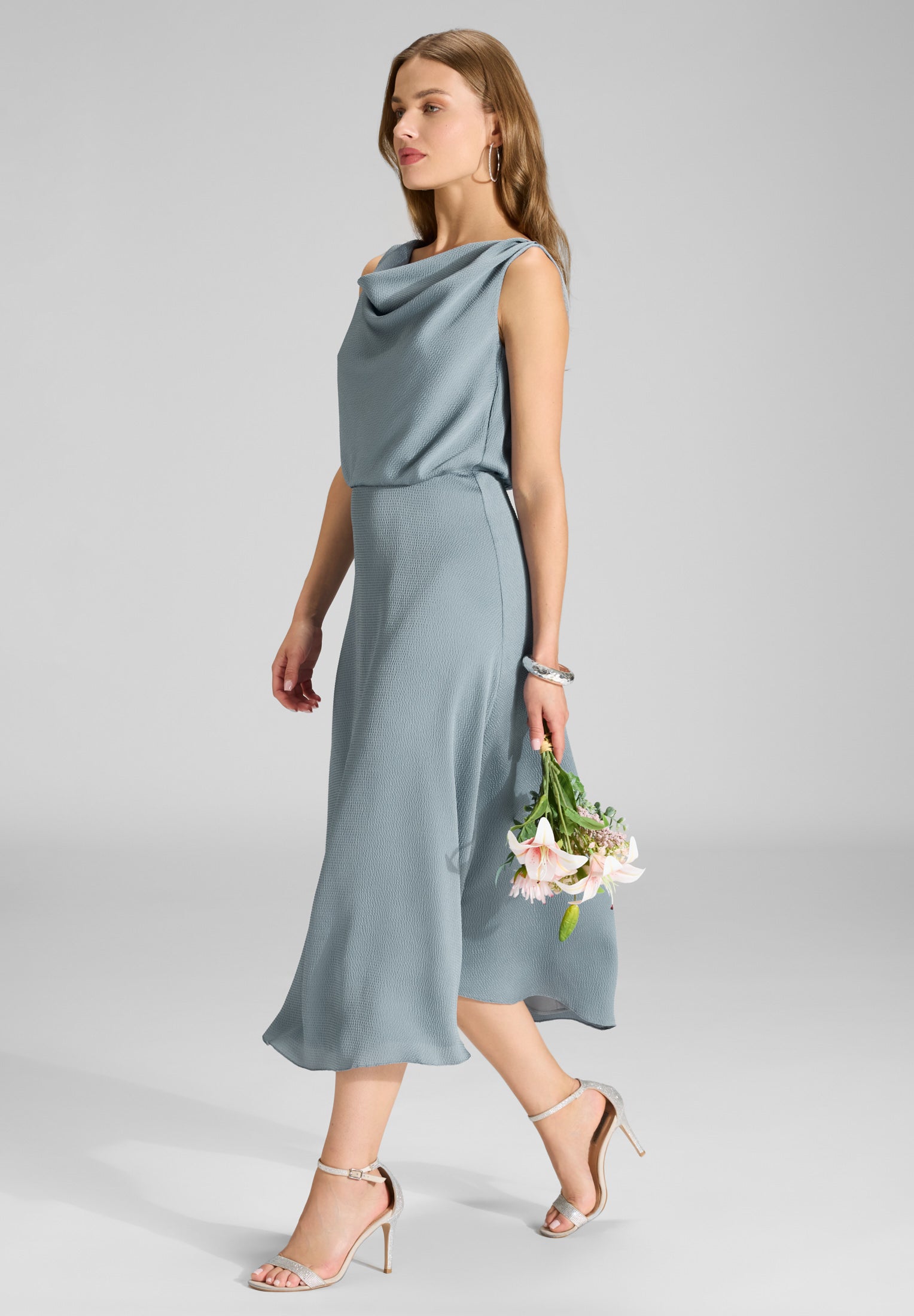 Swing Damen Kleider  Ice Blue