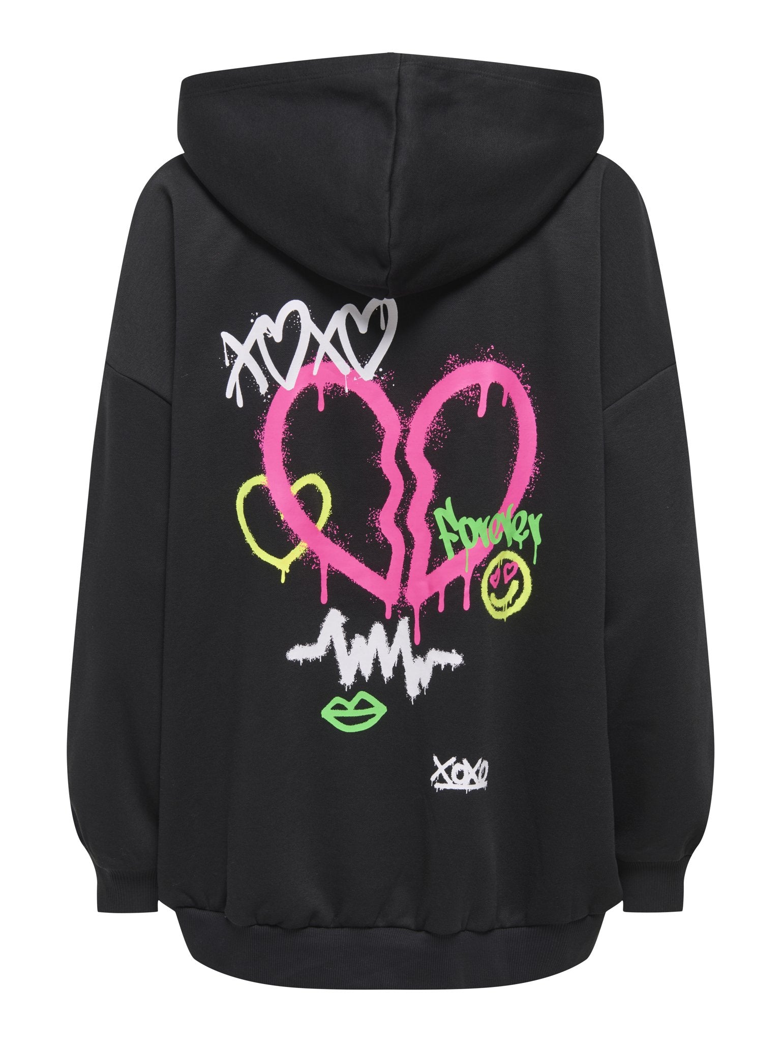 only Damen Sweatshirts Black/Xoxo