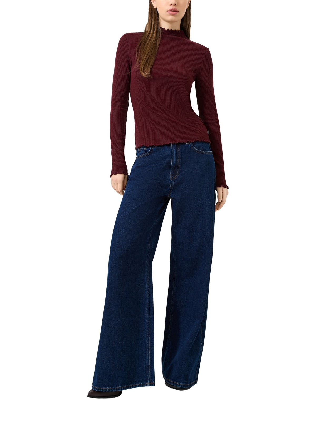 QS by S.Oliver Damen T-Shirts W Red
