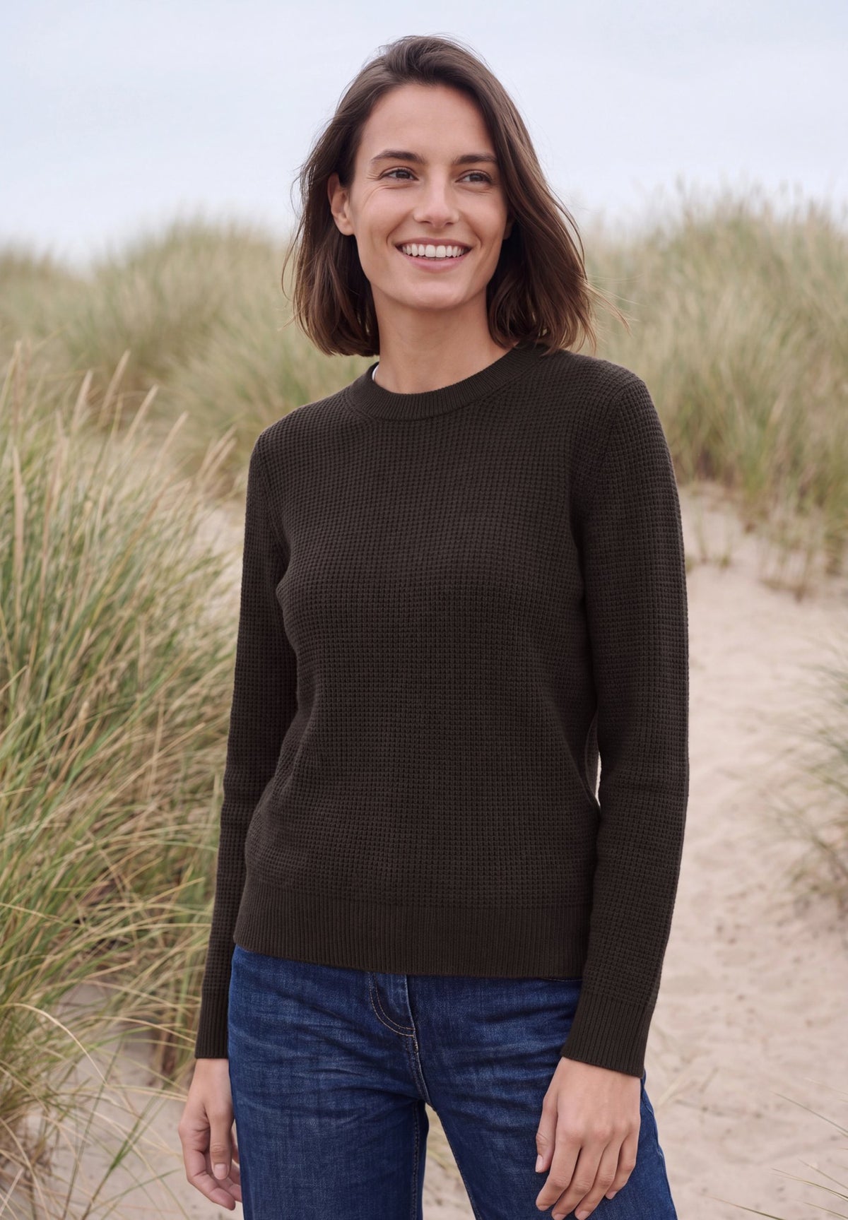 Cecil Damen Pullover  Truffle B
