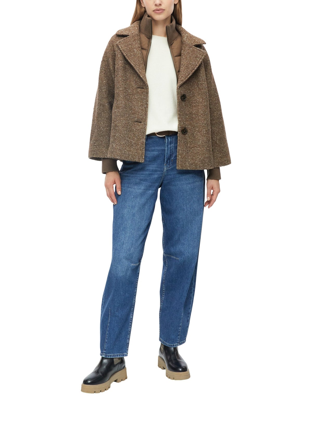 S. Oliver red Damen Jacken W Brown
