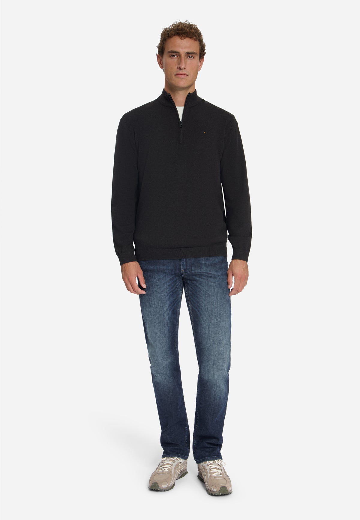 No Excess Herren Pullover Dark Brown