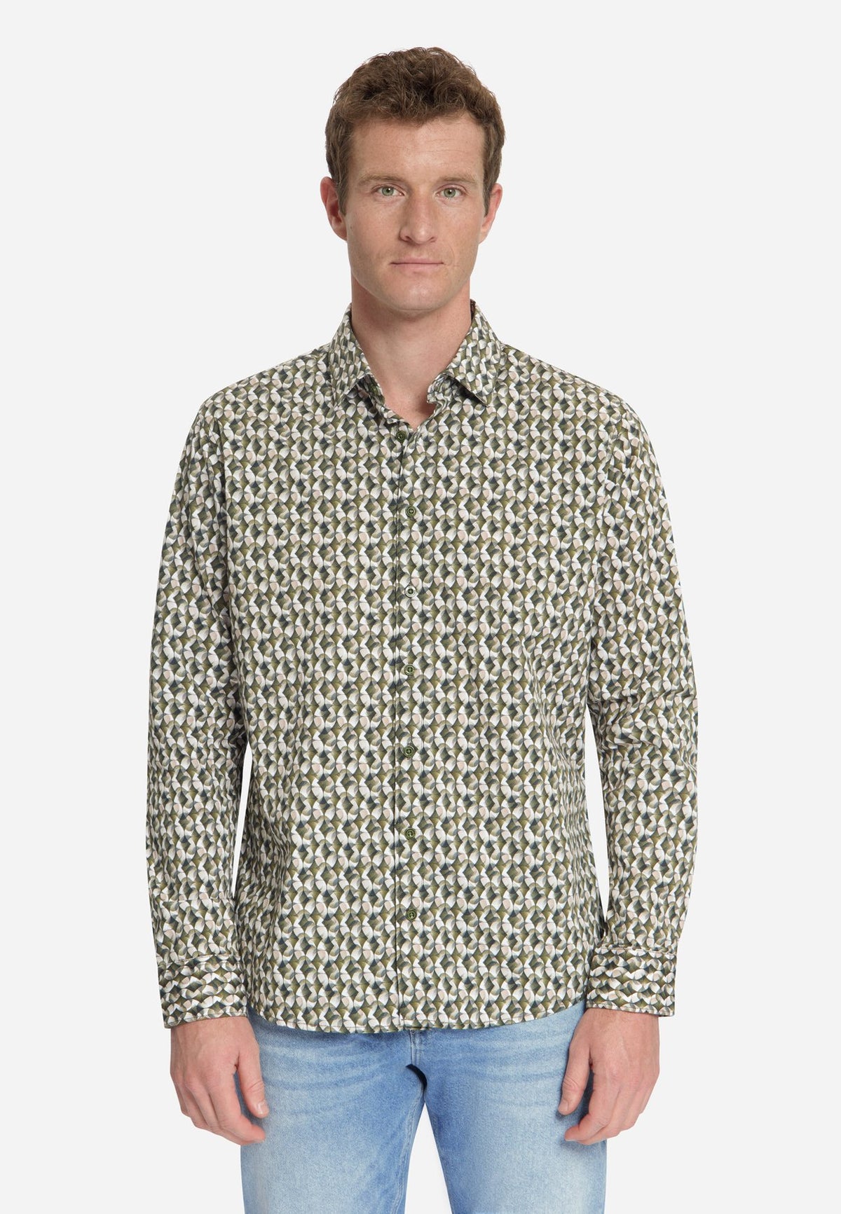 No Excess Herren Hemden Moss