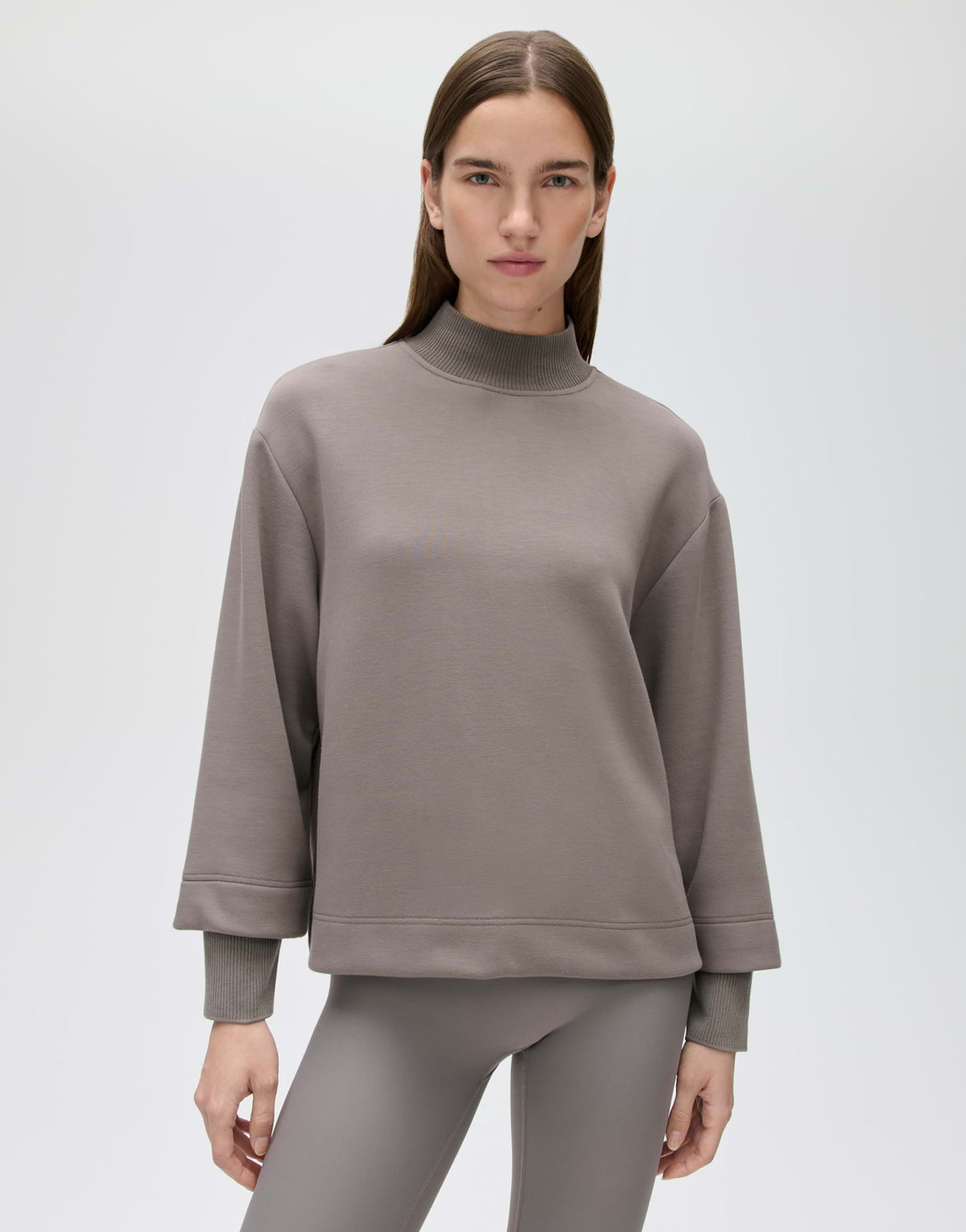 Opus Damen Sweatshirts Warm Greige