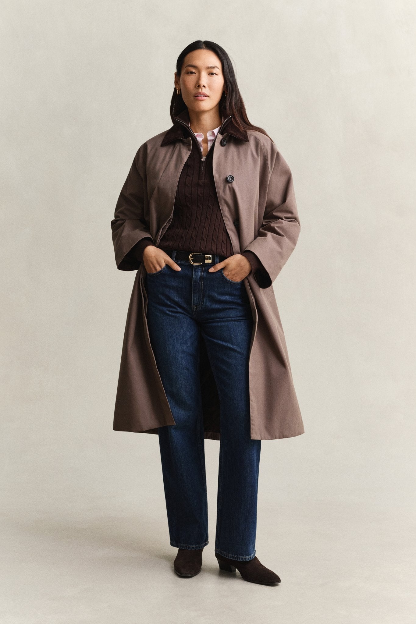 Gant Damen Sweatshirts  Deep Brown