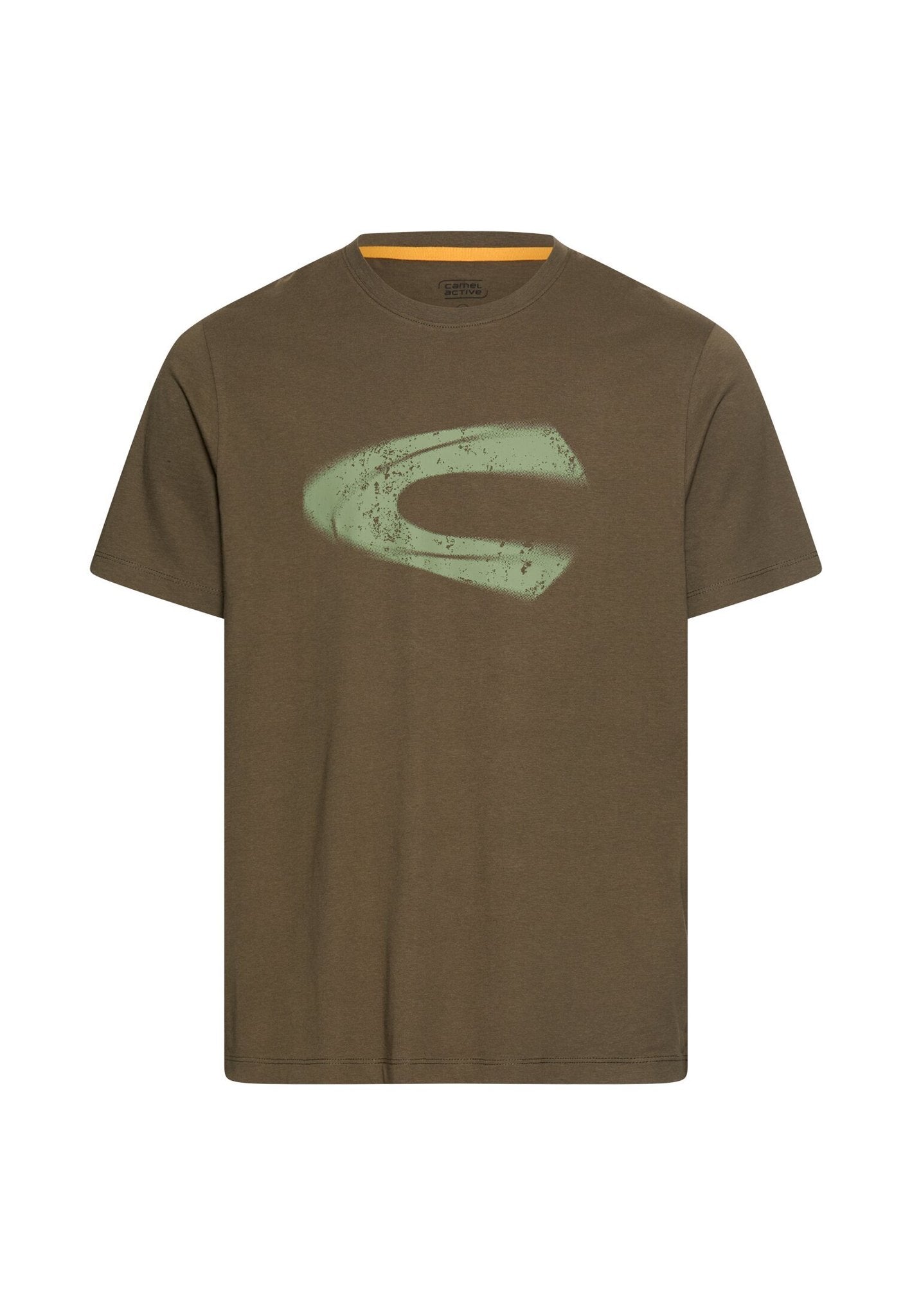 Camel active Herren T-Shirts kurz  Dark Olive G