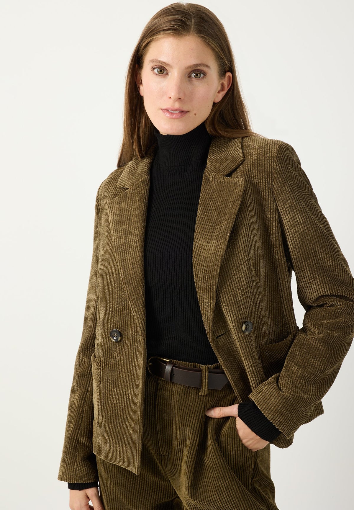 More & More Damen Blazer Modern Gre