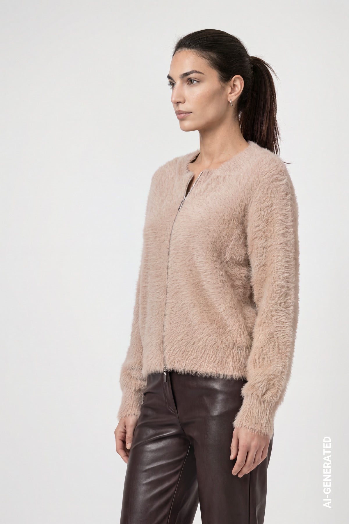 Monari Damen Strickjacken  Cappuccino