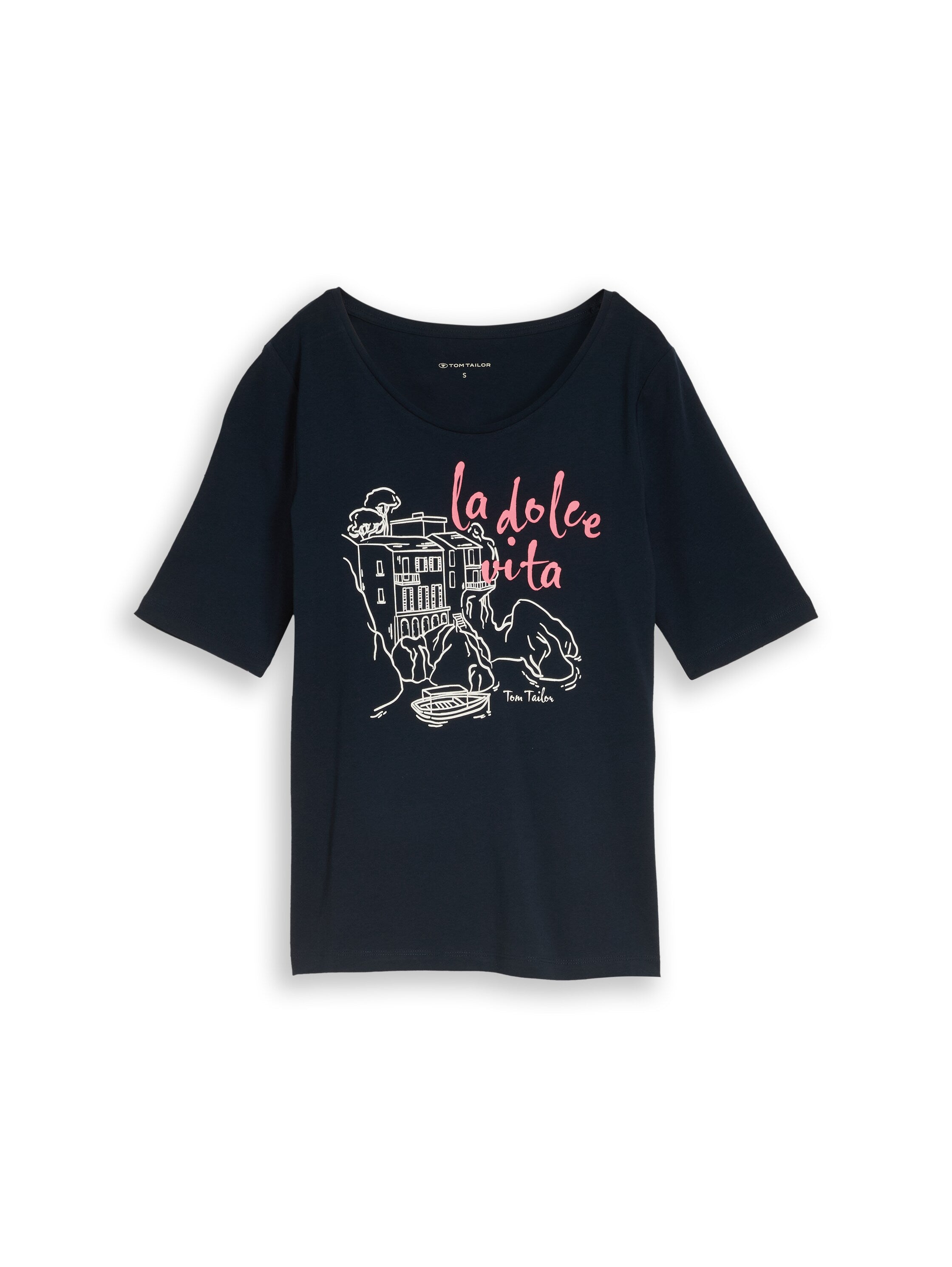 Tom Tailor Damen T-Shirts Lunar Eclipse