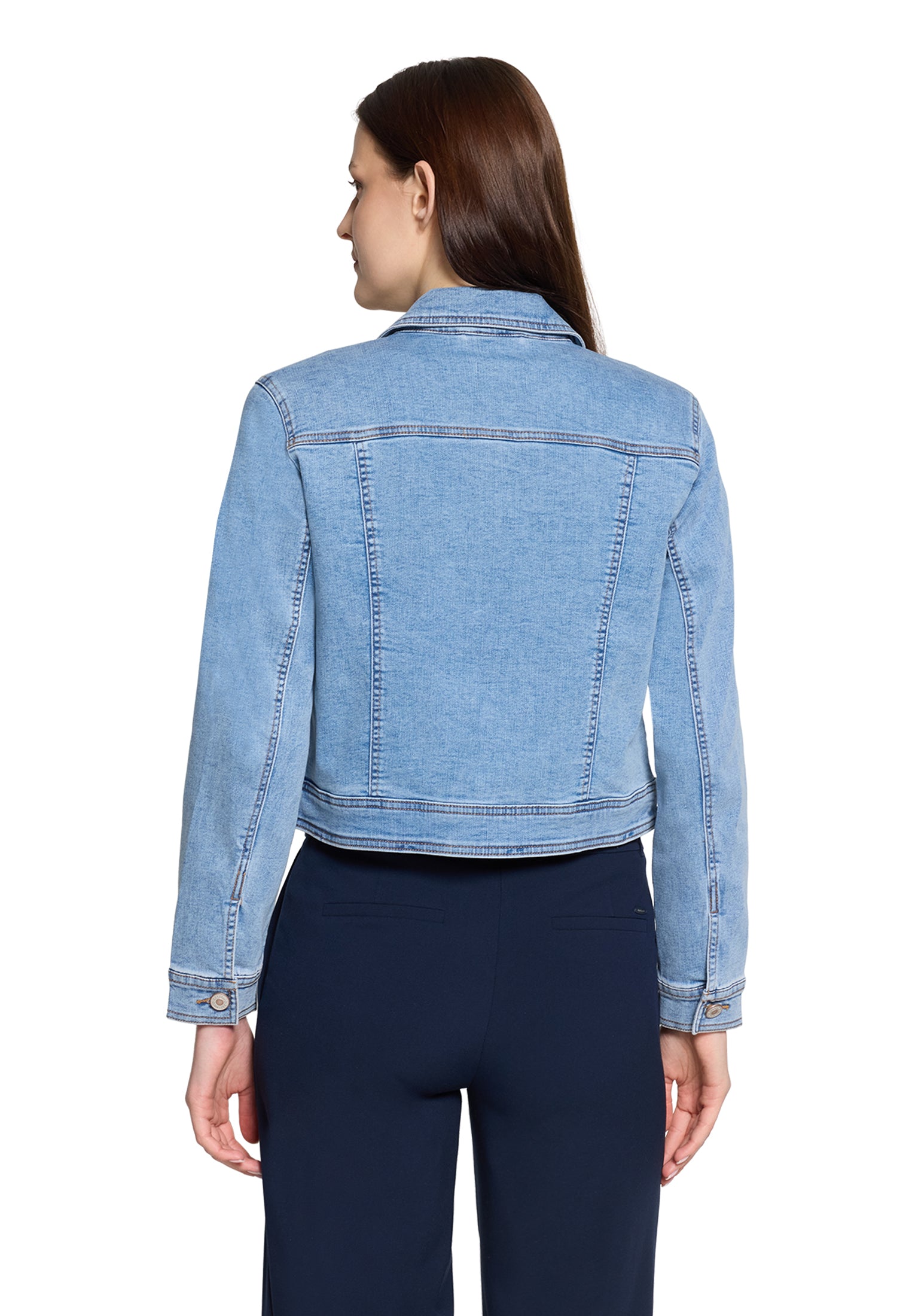 Betty & Co Damen Blazer Light Blue Deni