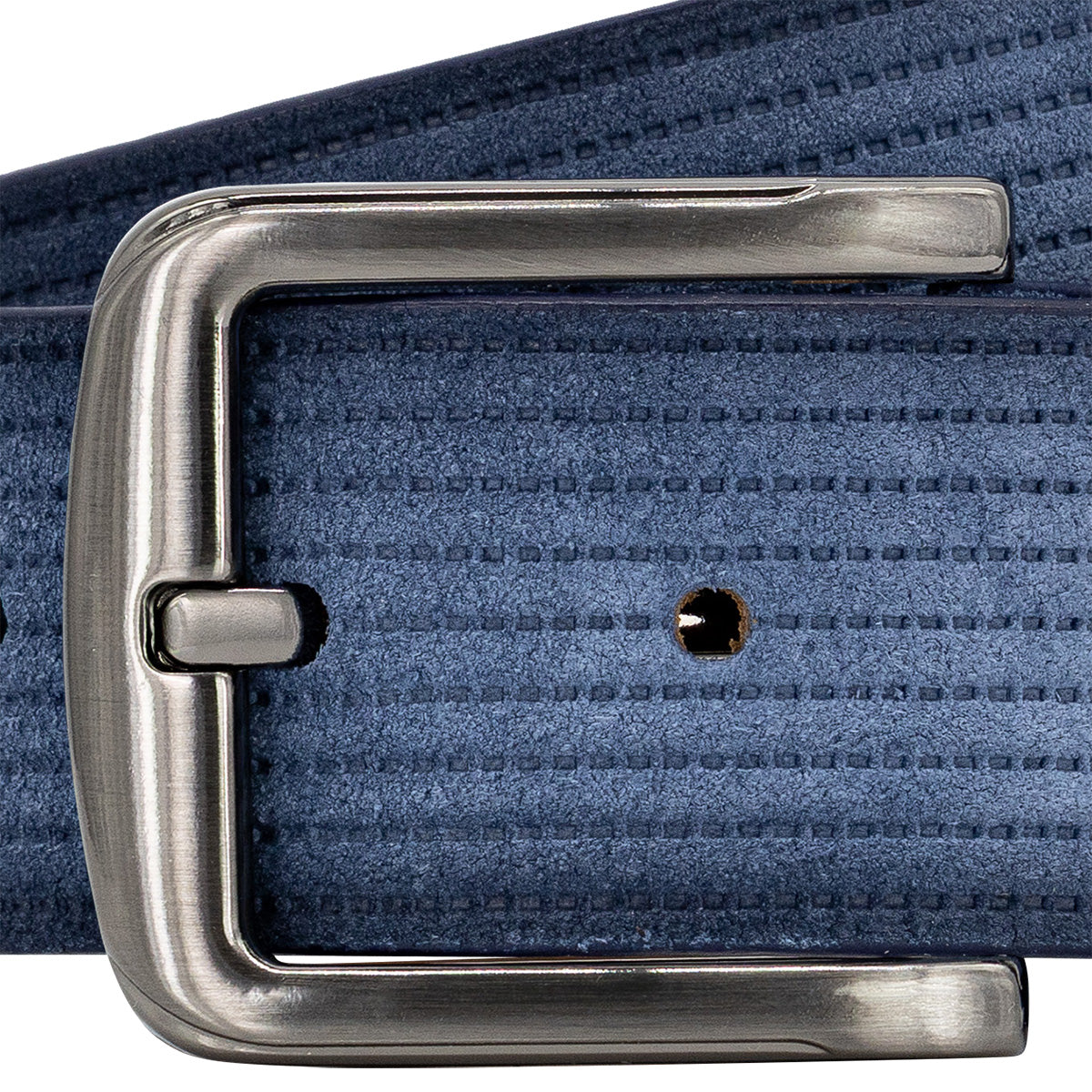 LINDENMANN Herren Gürtel Jeansblau