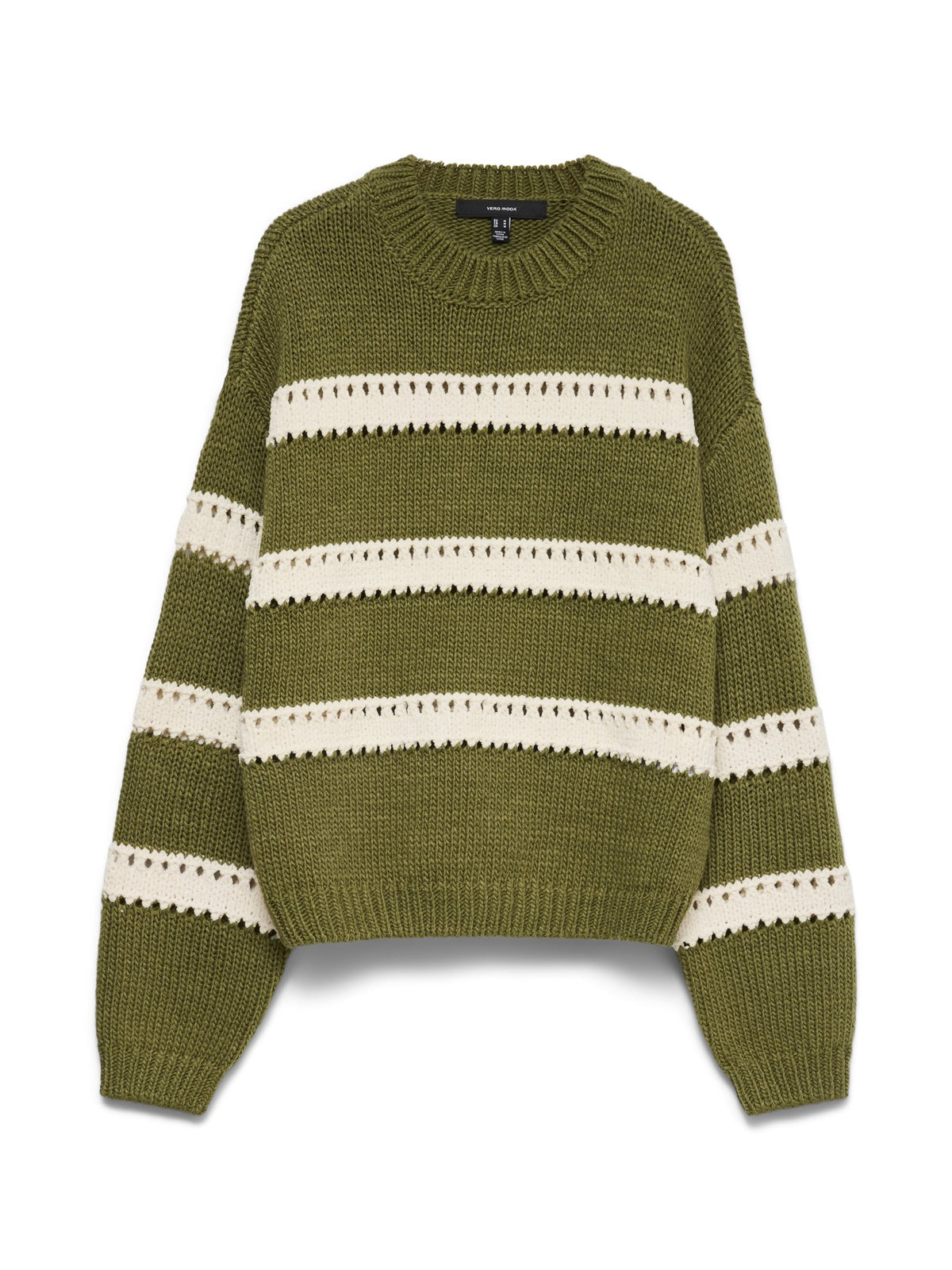Vero Moda Damen Pullover Sphagnum/W. Bir