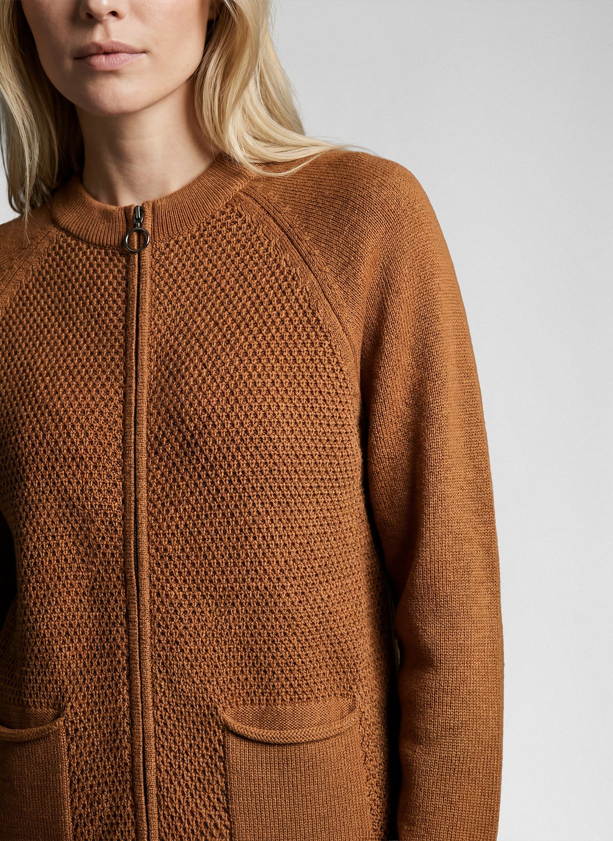 Rabe Damen Strickjacken Cognac