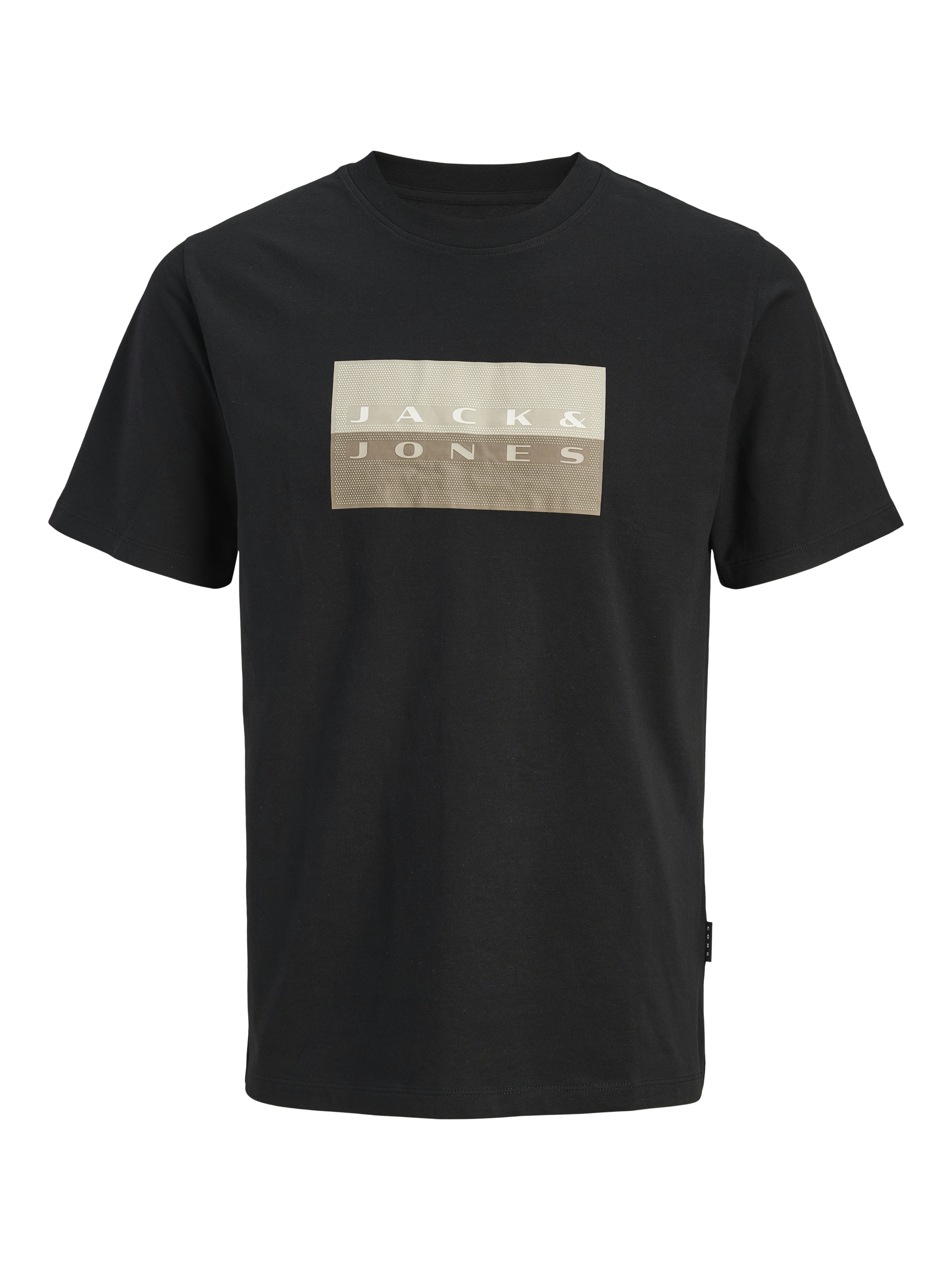 Jack & Jones Herren T-Shirts kurz Black