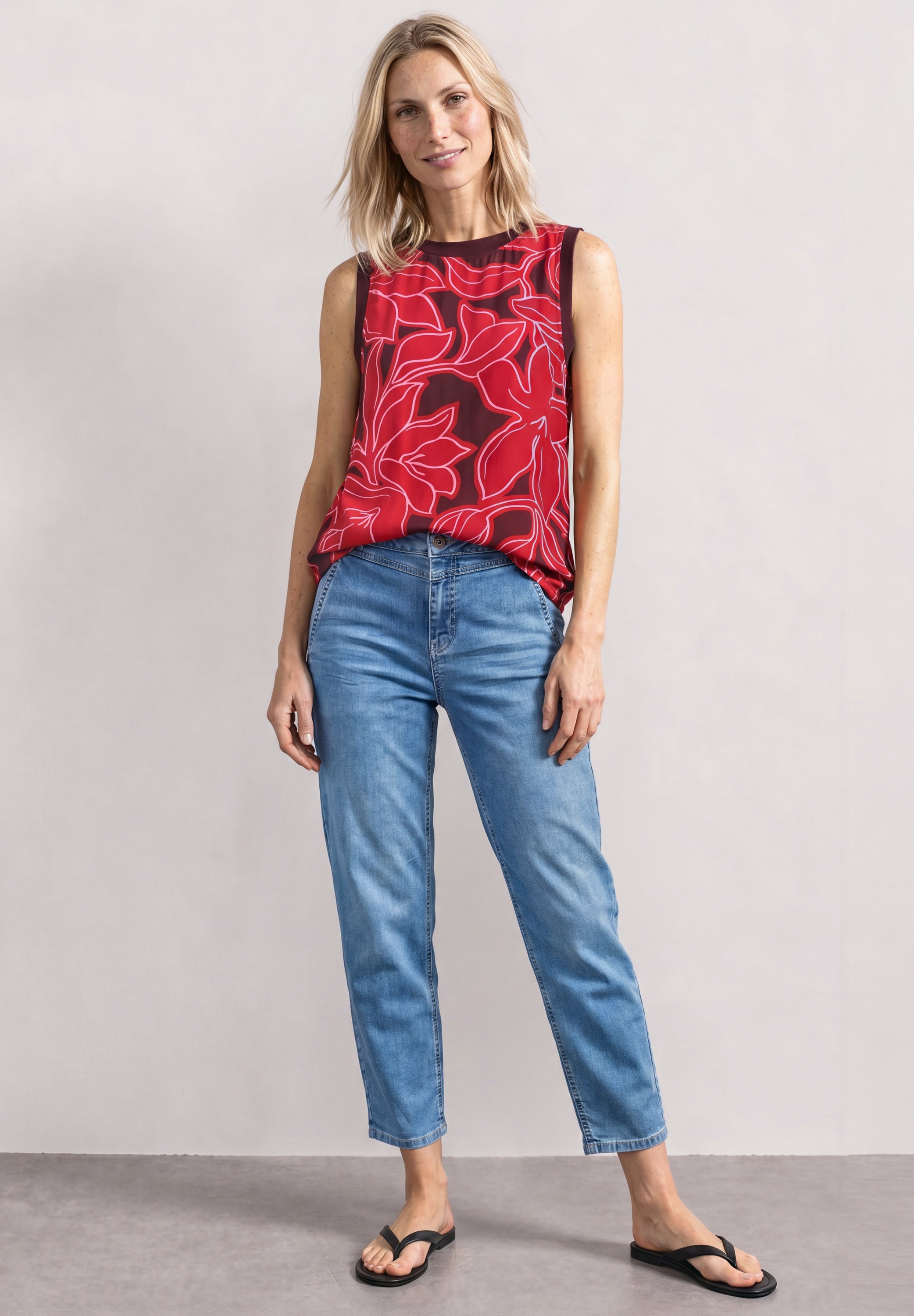 Street One Damen Blusen Salsa Red