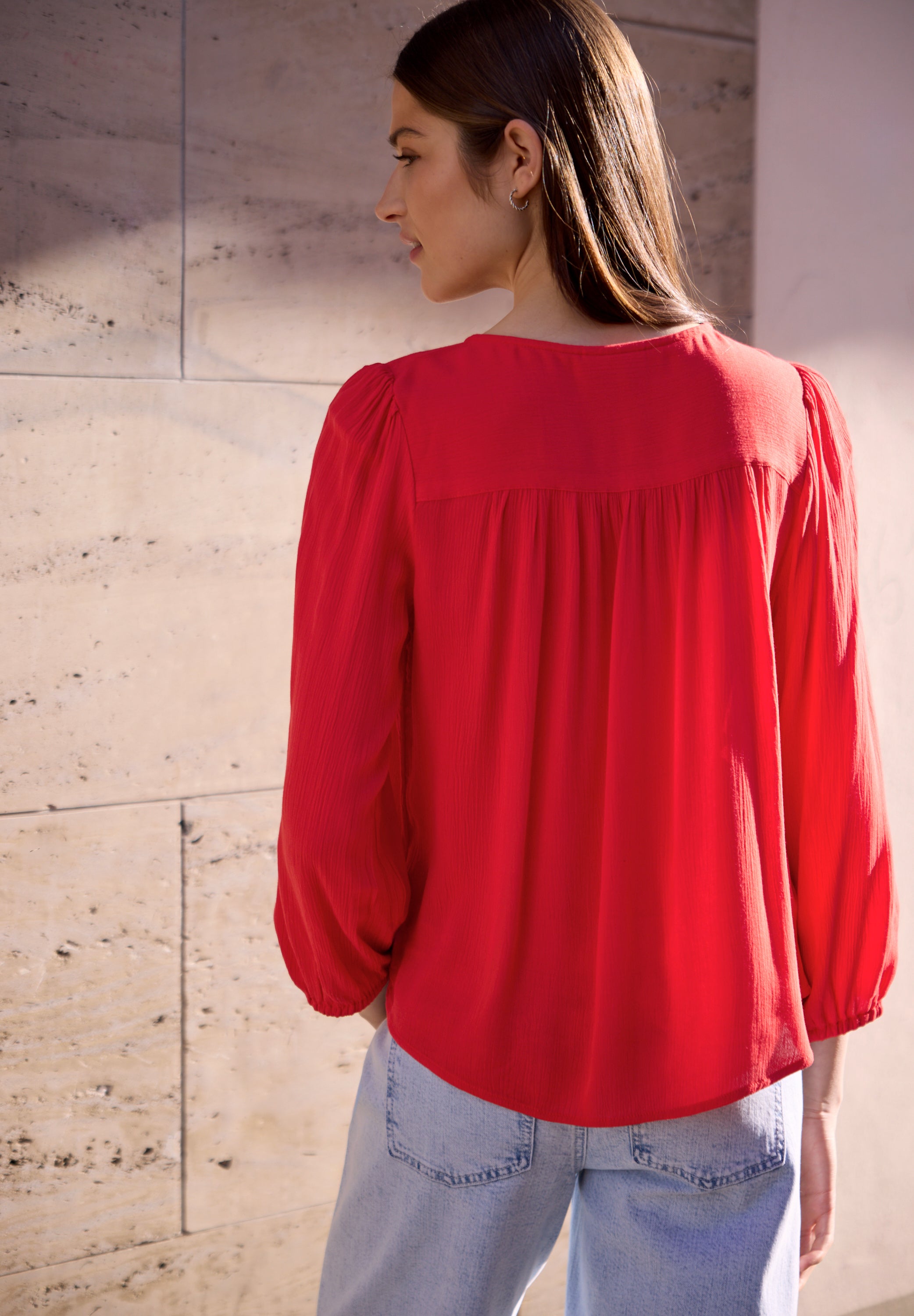 Street One Studio Damen Blusen  Chili Red