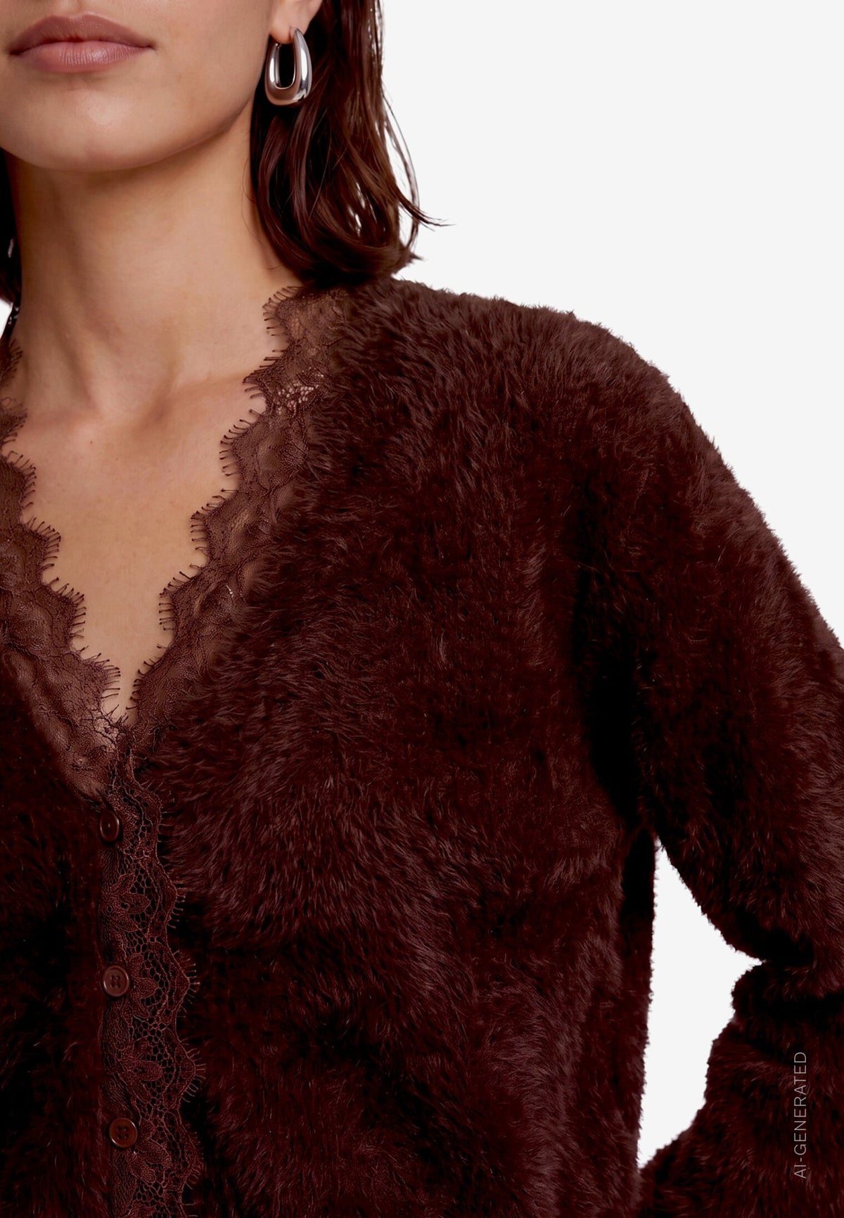 Zero Damen Pullover Chocolate Plum