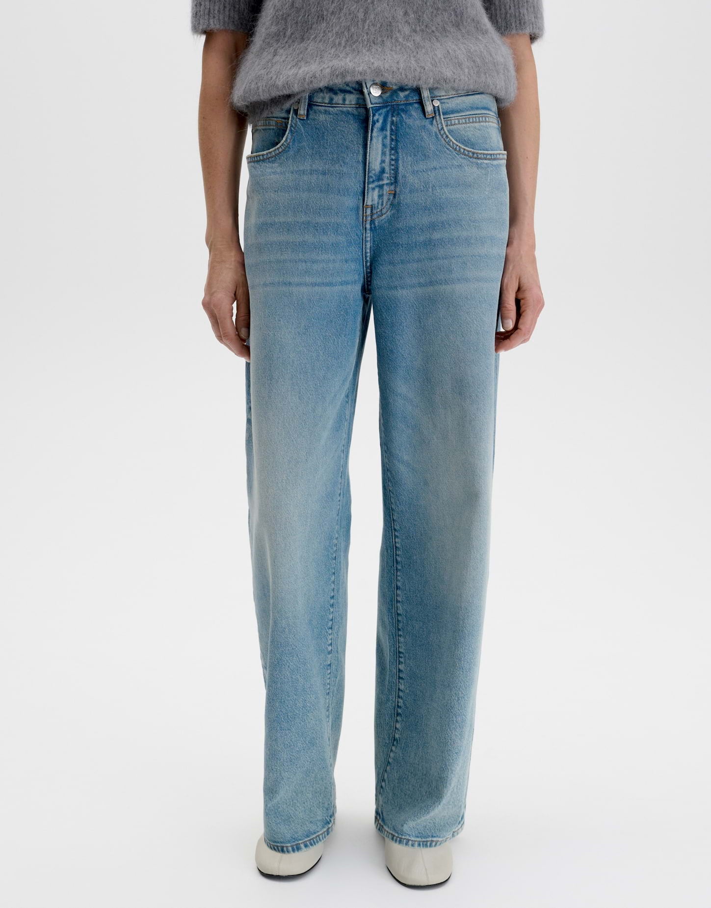 Someday Damen Jeans Mid Washed Blue
