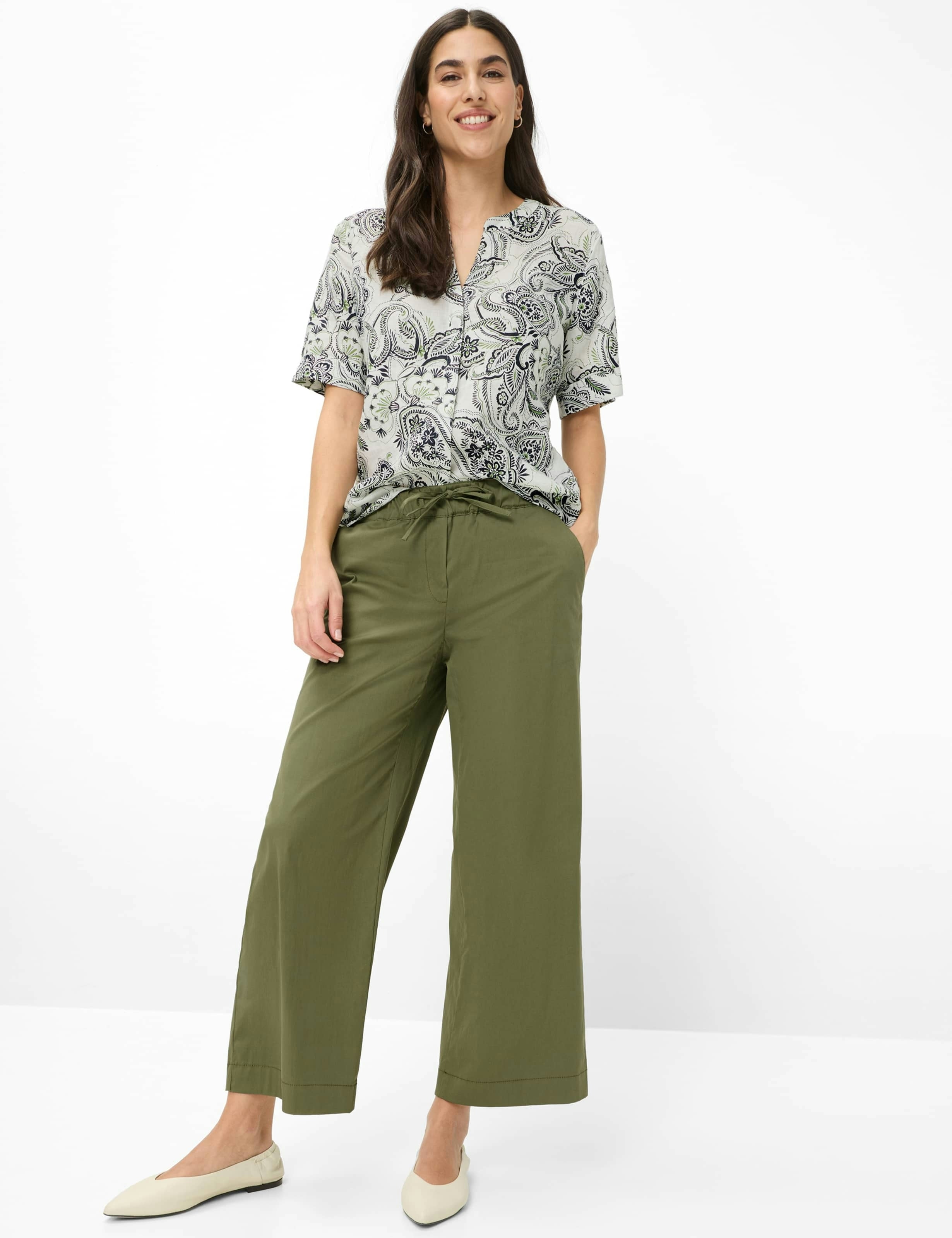 Brax Damen Hosen Olivine