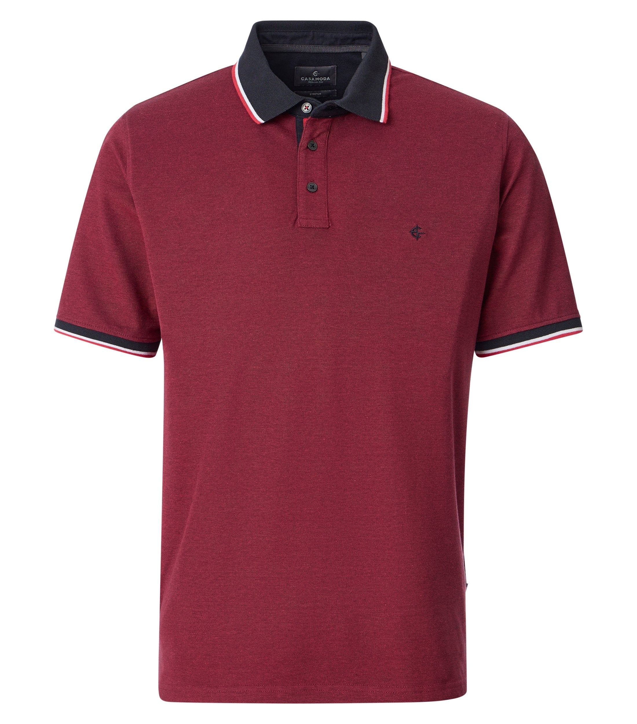 Casa Moda Herren Polo-Shirts  Rot