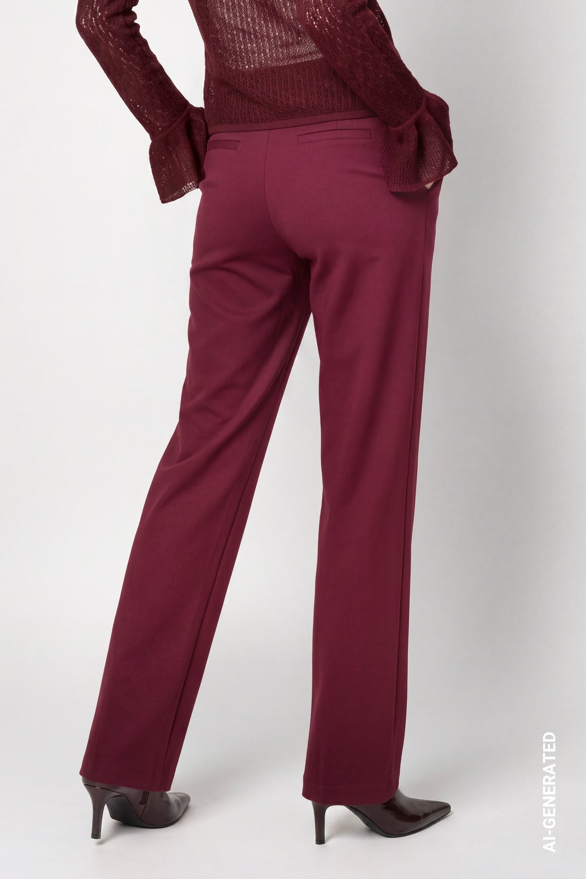 Monari Damen Hosen Dark Bordea