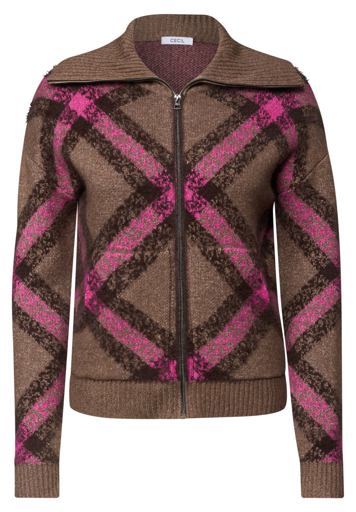 Cecil Damen Strickjacken  Pink Flas