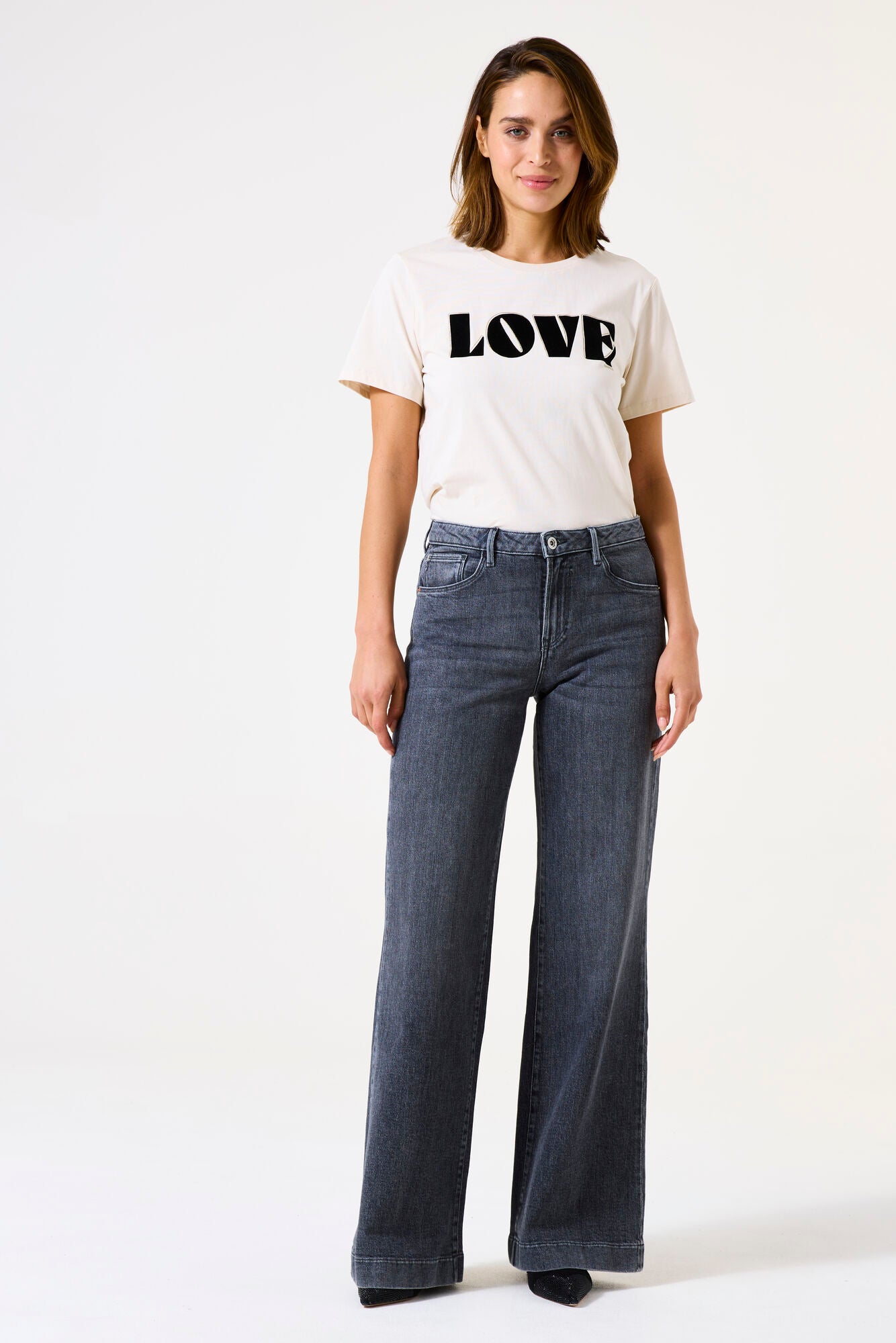 Garcia Damen Jeans Dark Used