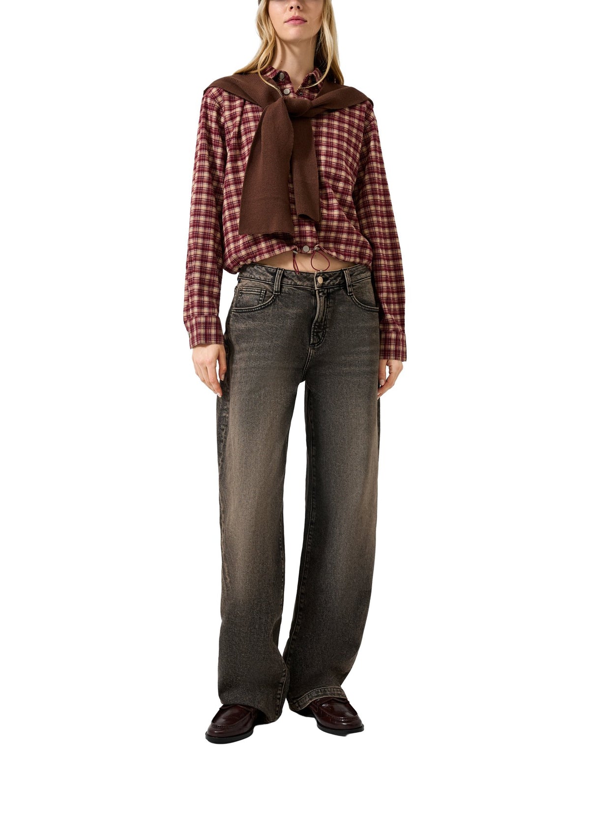 QS by S.Oliver Damen Blusen N Red