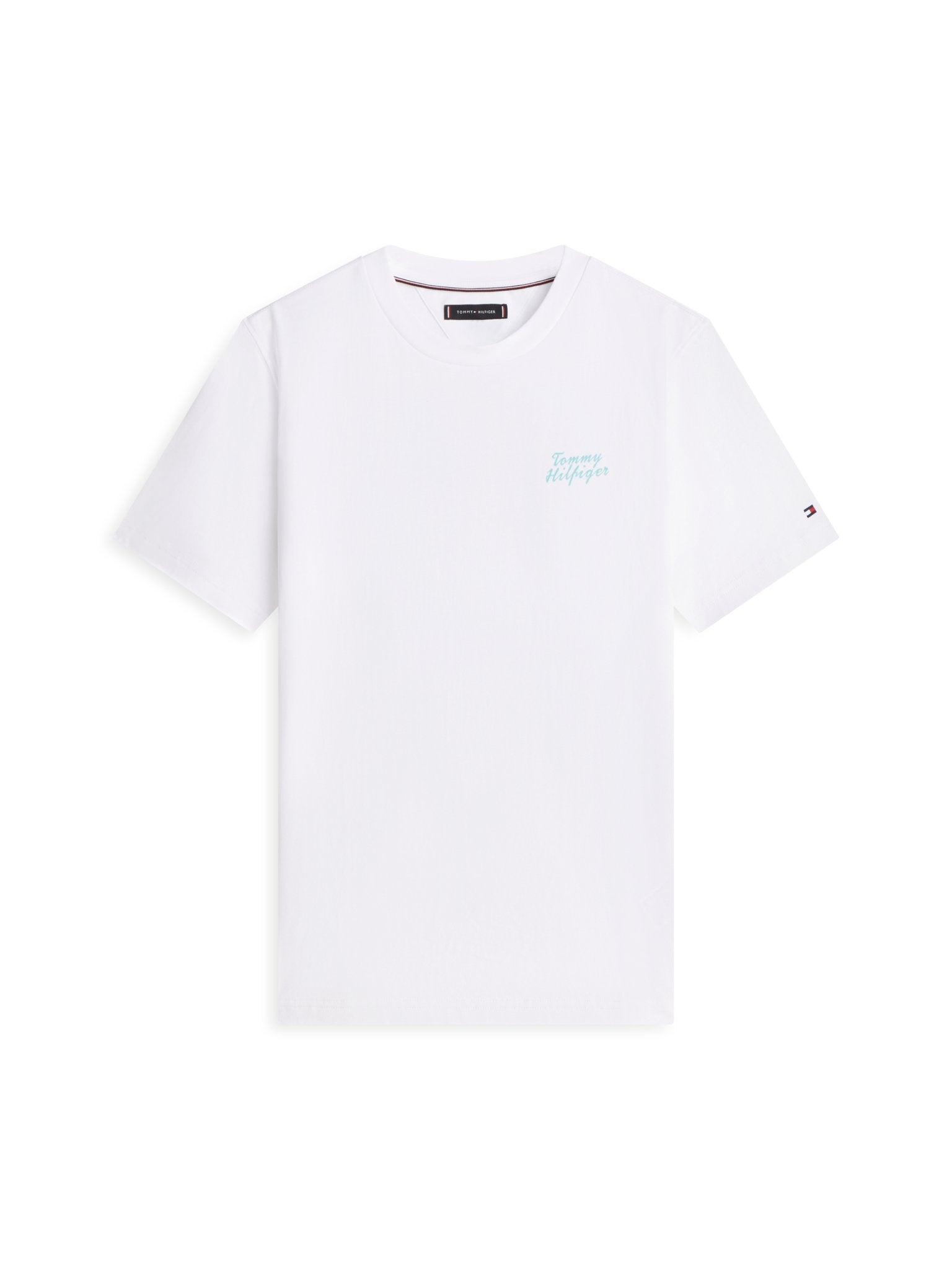 Tommy Hilfiger Herren T-Shirts kurz Ybr White