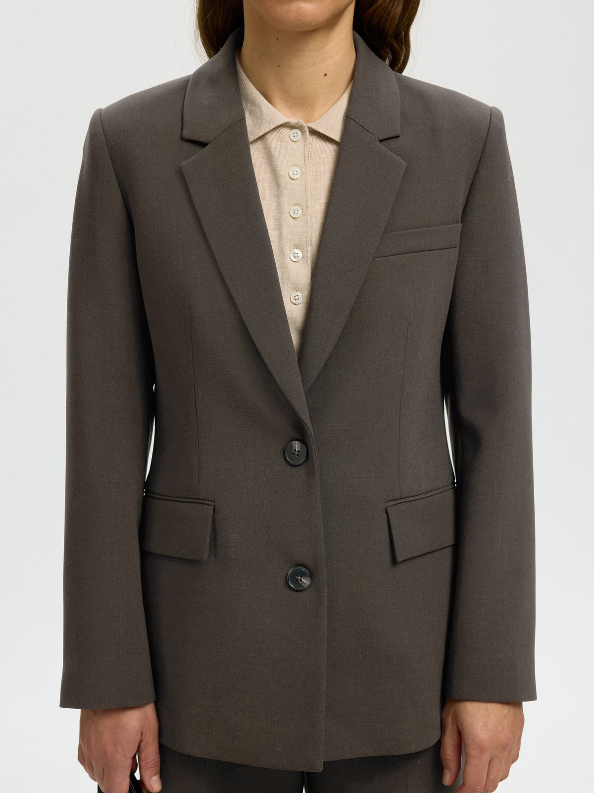 Selected Femme Damen Blazer Delicioso/Melan