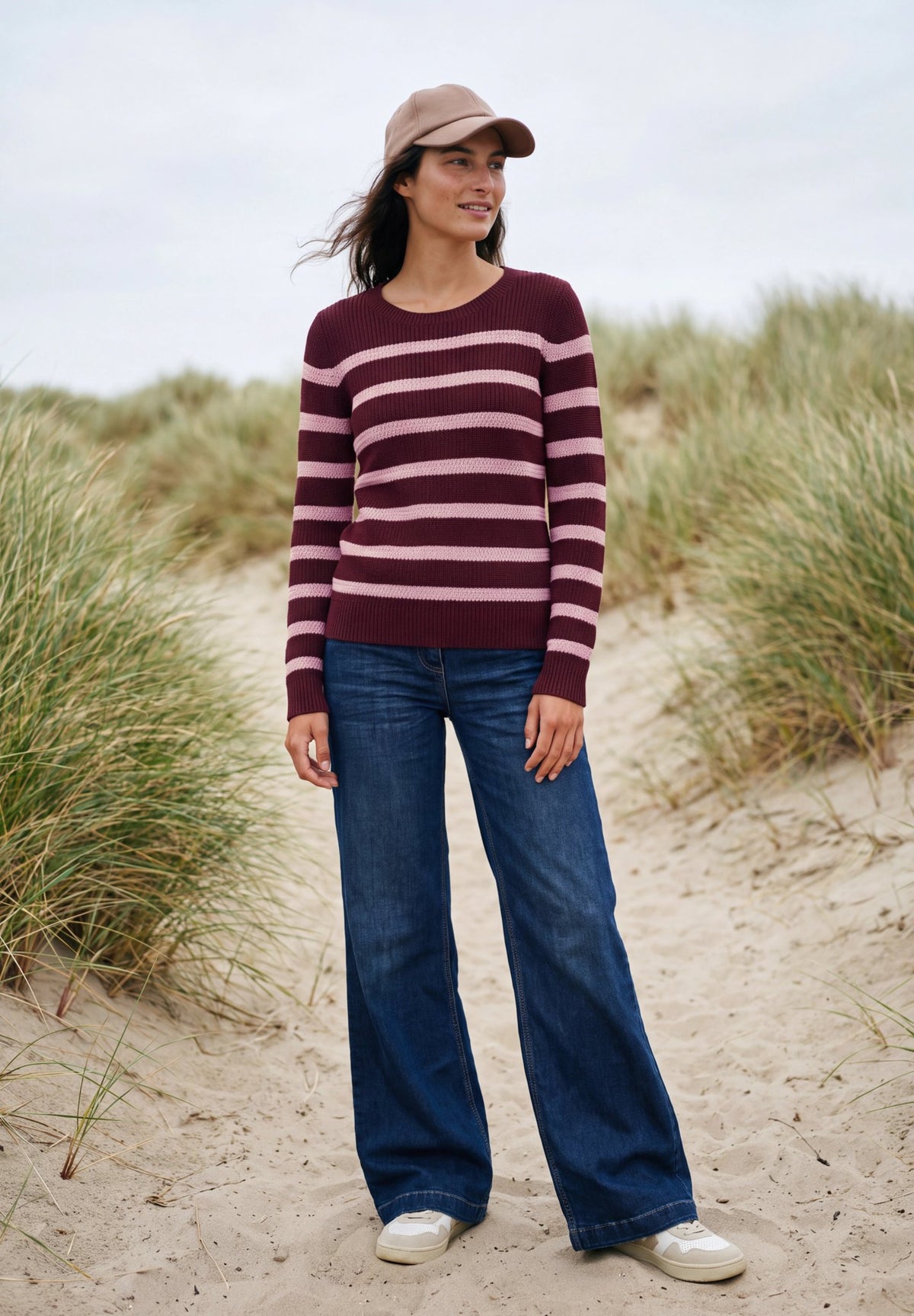 Cecil Damen Pullover Red Wine