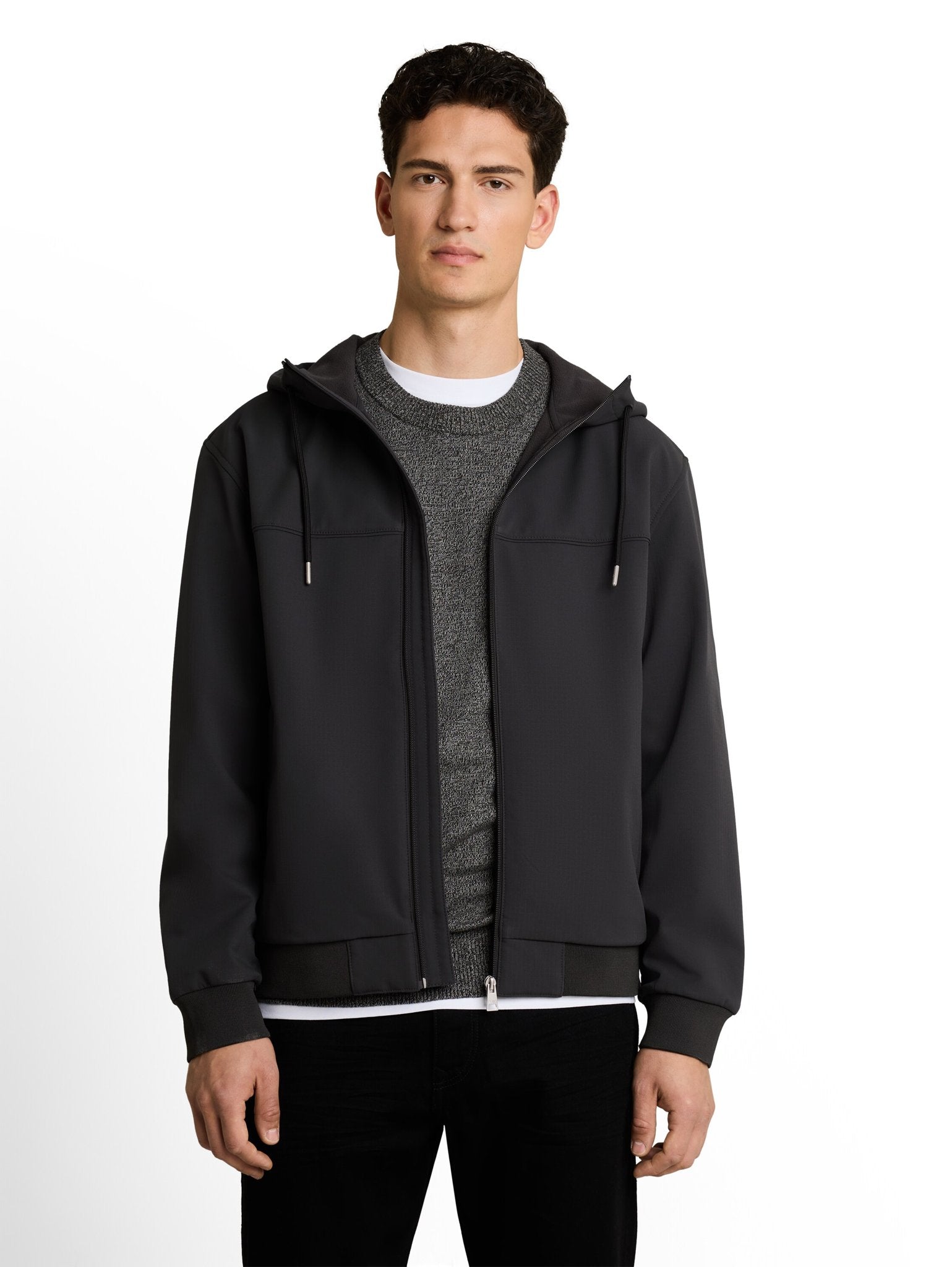Tom Tailor denim Herren Jacken Coal Mine Grey