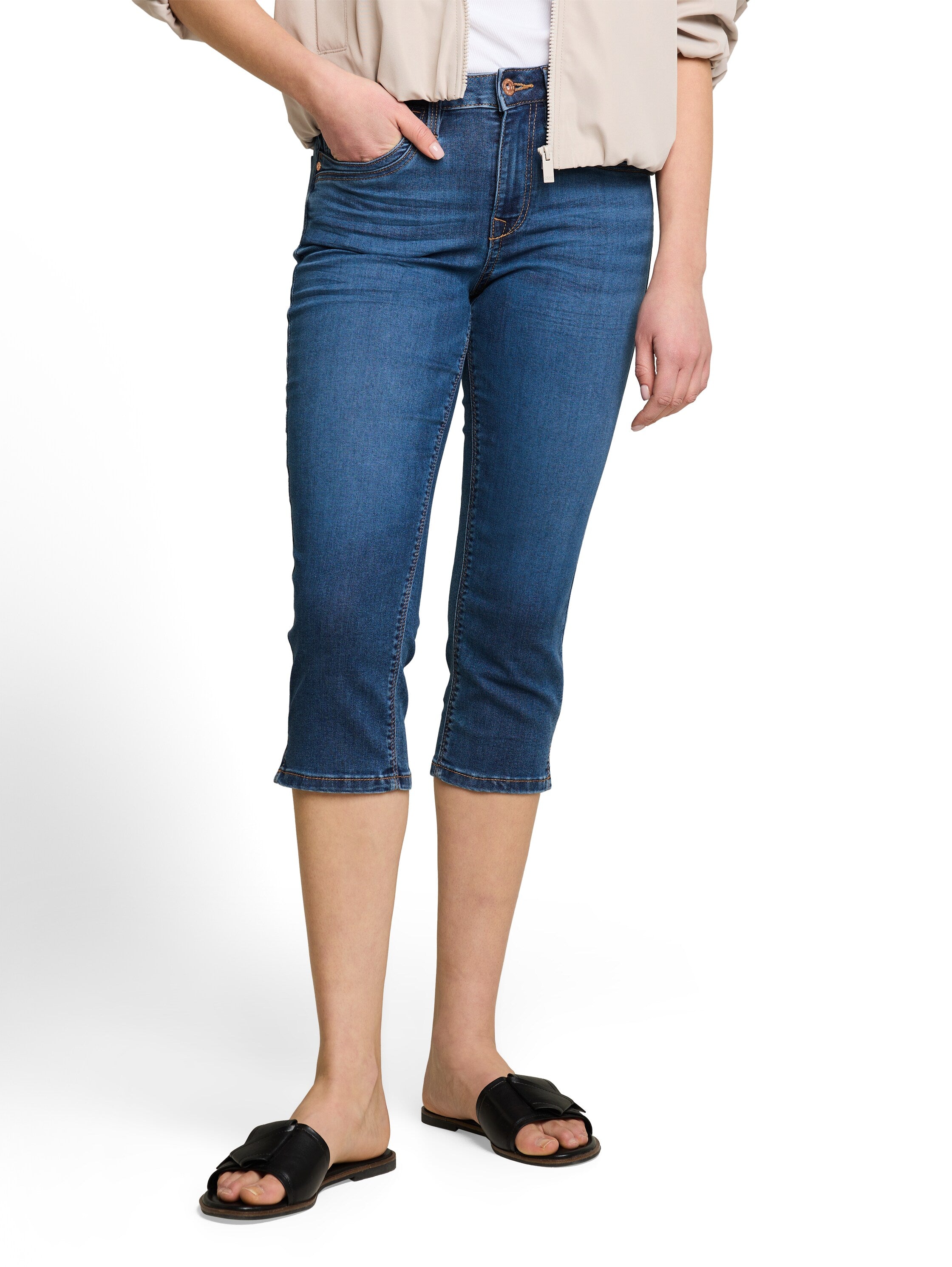 Tom Tailor Damen Jeans Clean Mid Stone