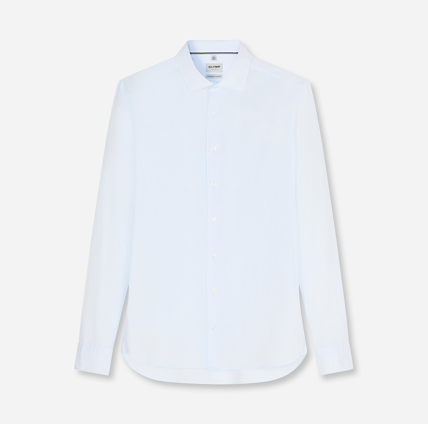 Olymp Herren Hemden lang  Hellblau