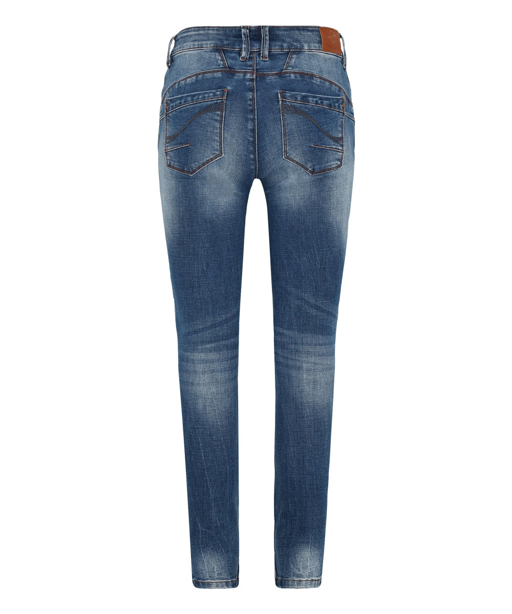Timezone Damen Jeans  Ocean Blue