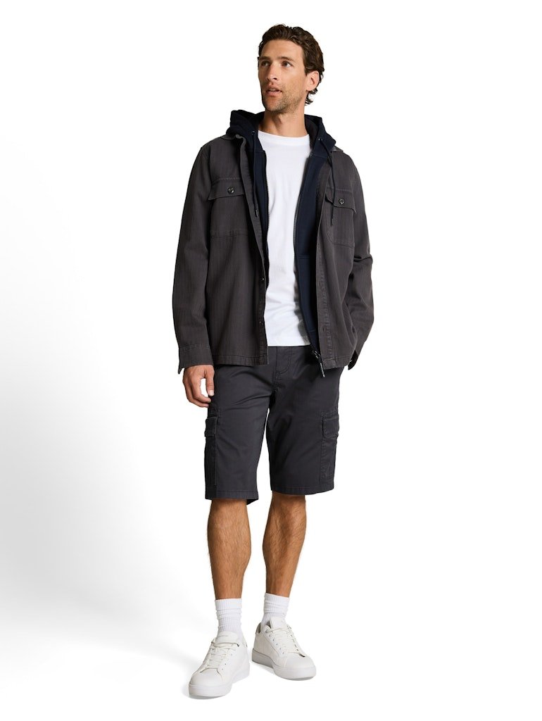 Tom Tailor Herren Hosen Grey Mini Geome